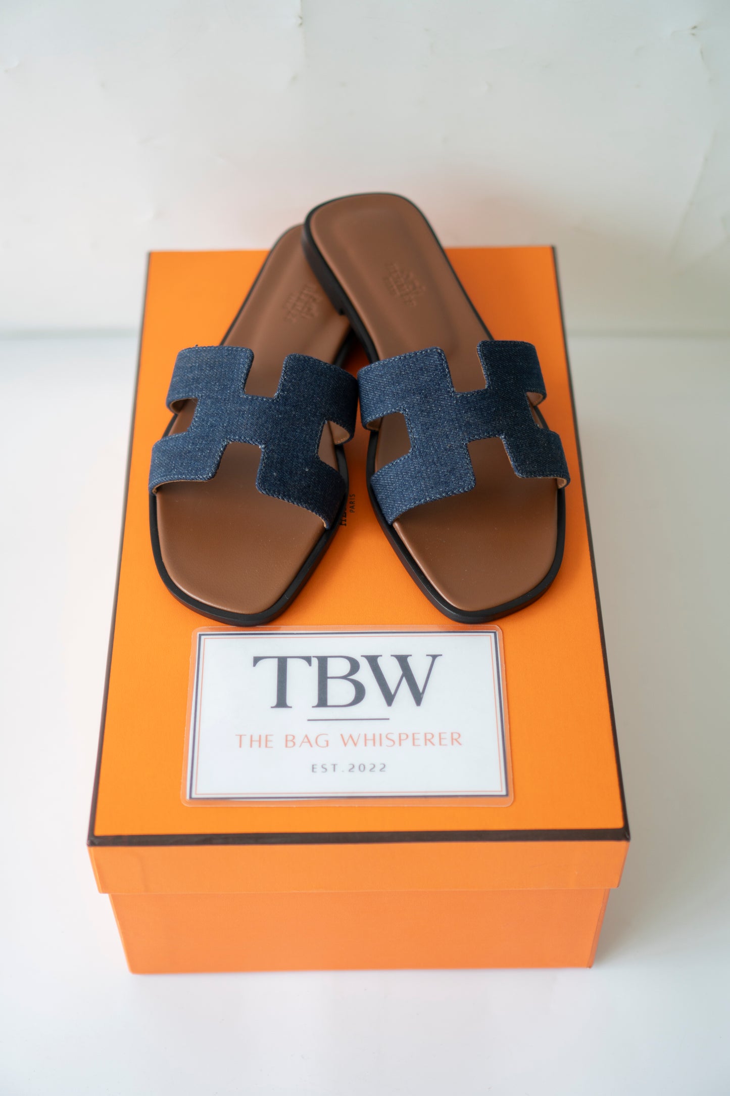 Oran Sandals in Denim