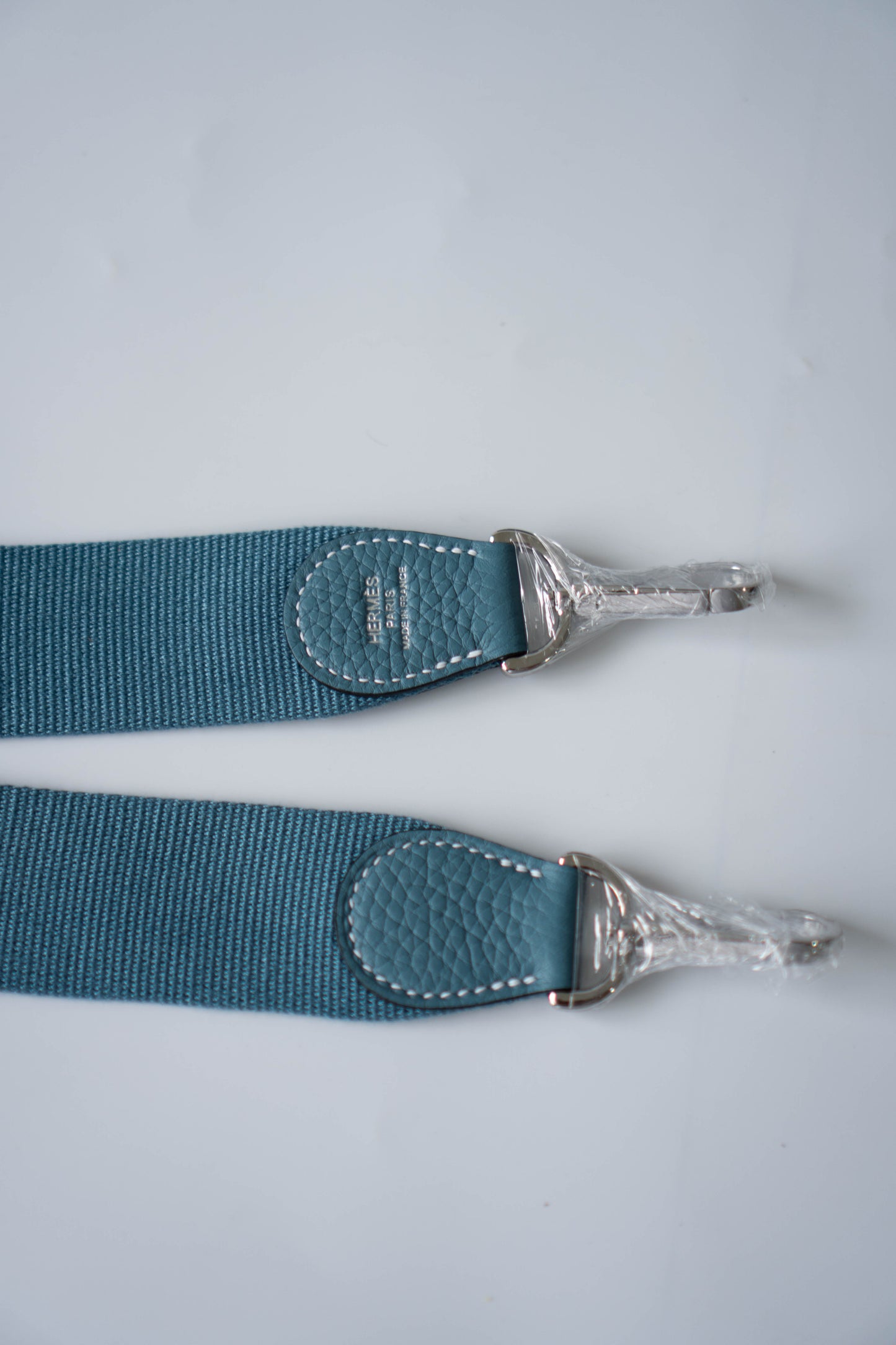 Evelyn 23 Bag – Blue Jean Clemence Leather with Palladium Hardware