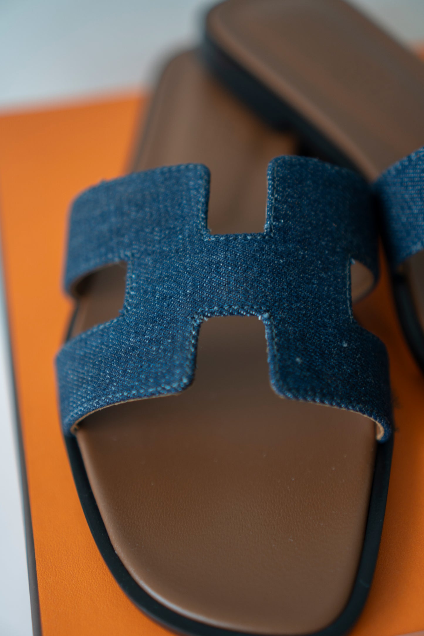 Oran Sandals in Denim