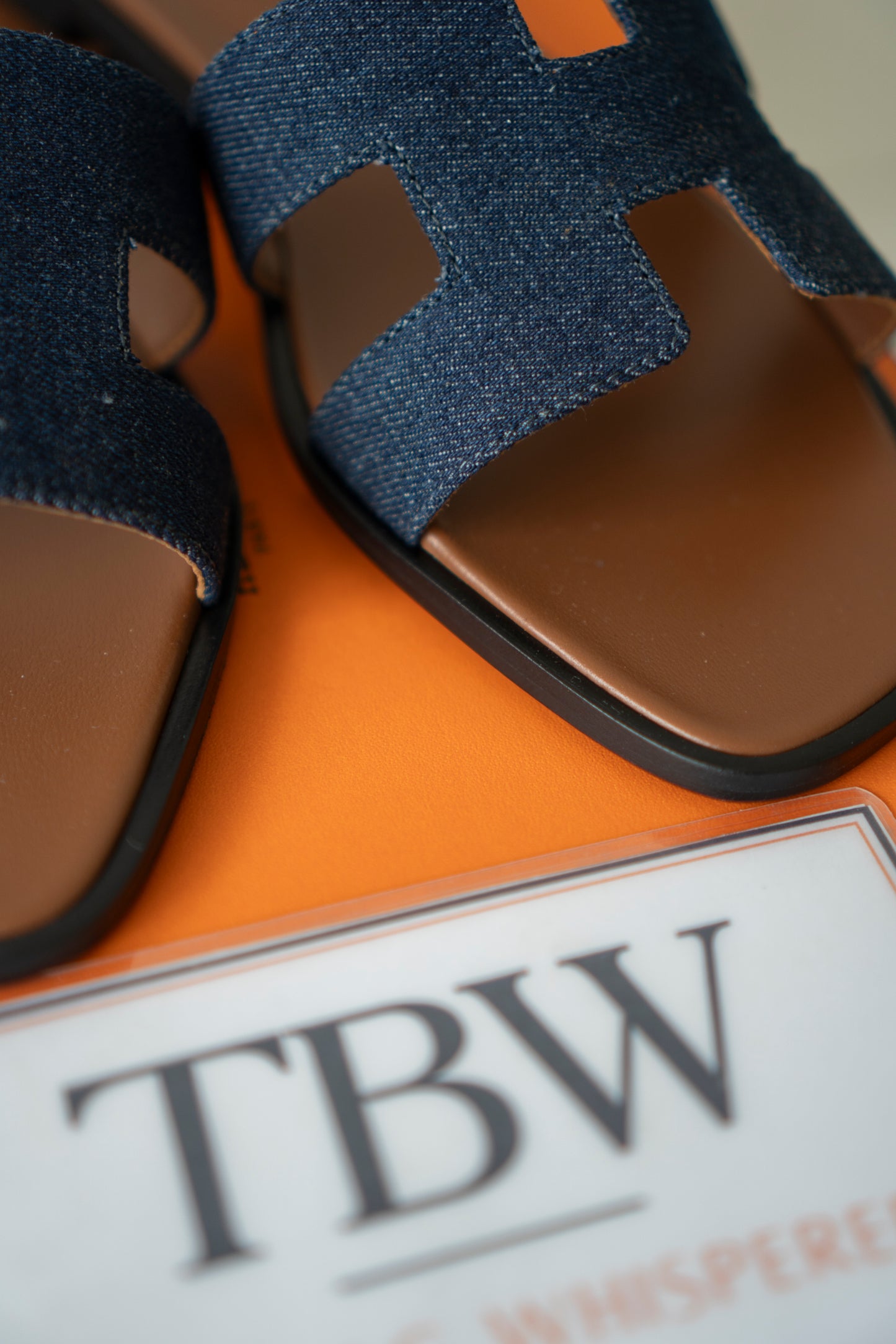Oran Sandals in Denim
