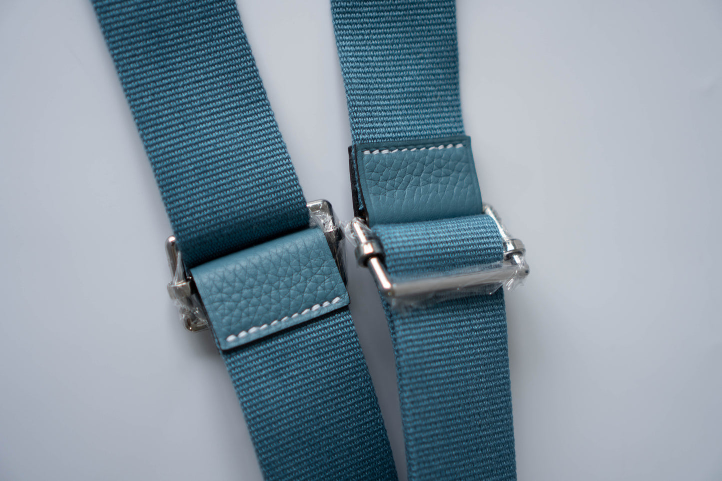 Evelyn 23 Bag – Blue Jean Clemence Leather with Palladium Hardware