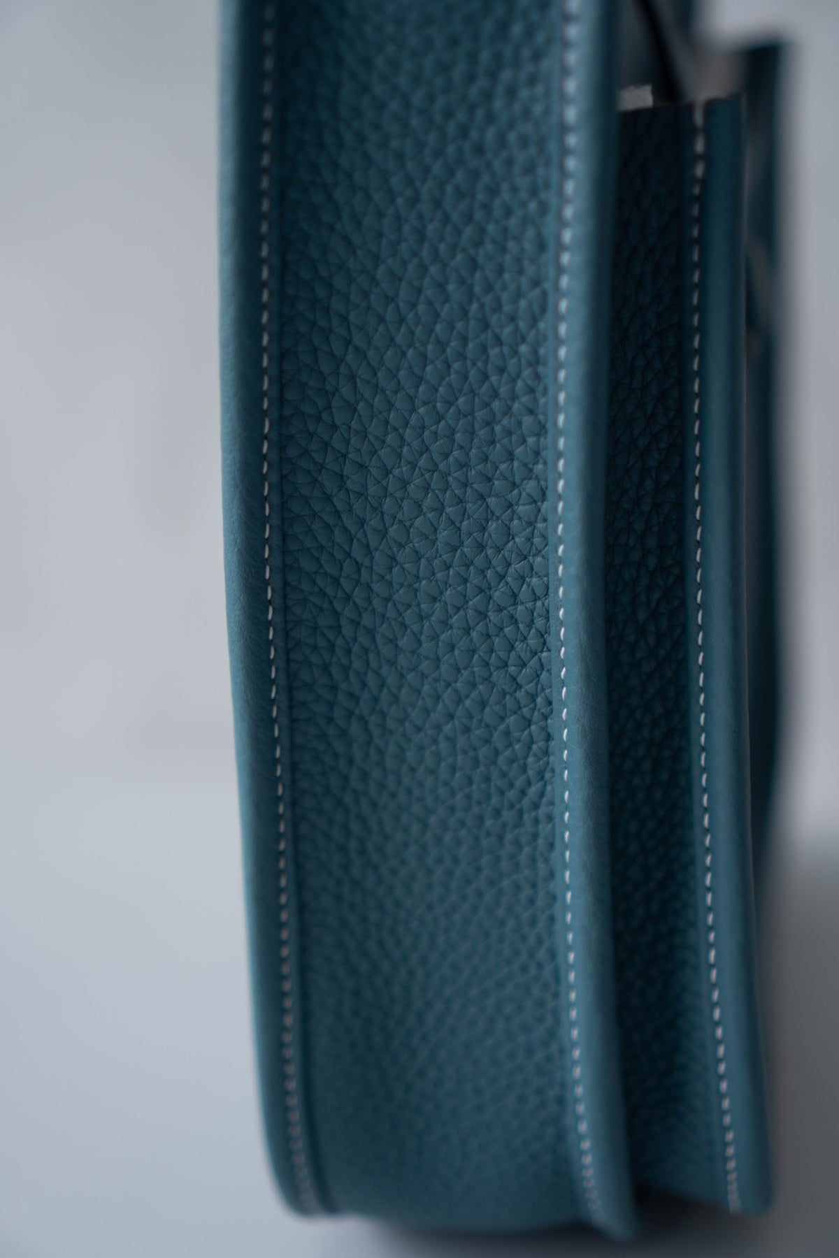 Evelyn 23 Bag – Blue Jean Clemence Leather with Palladium Hardware