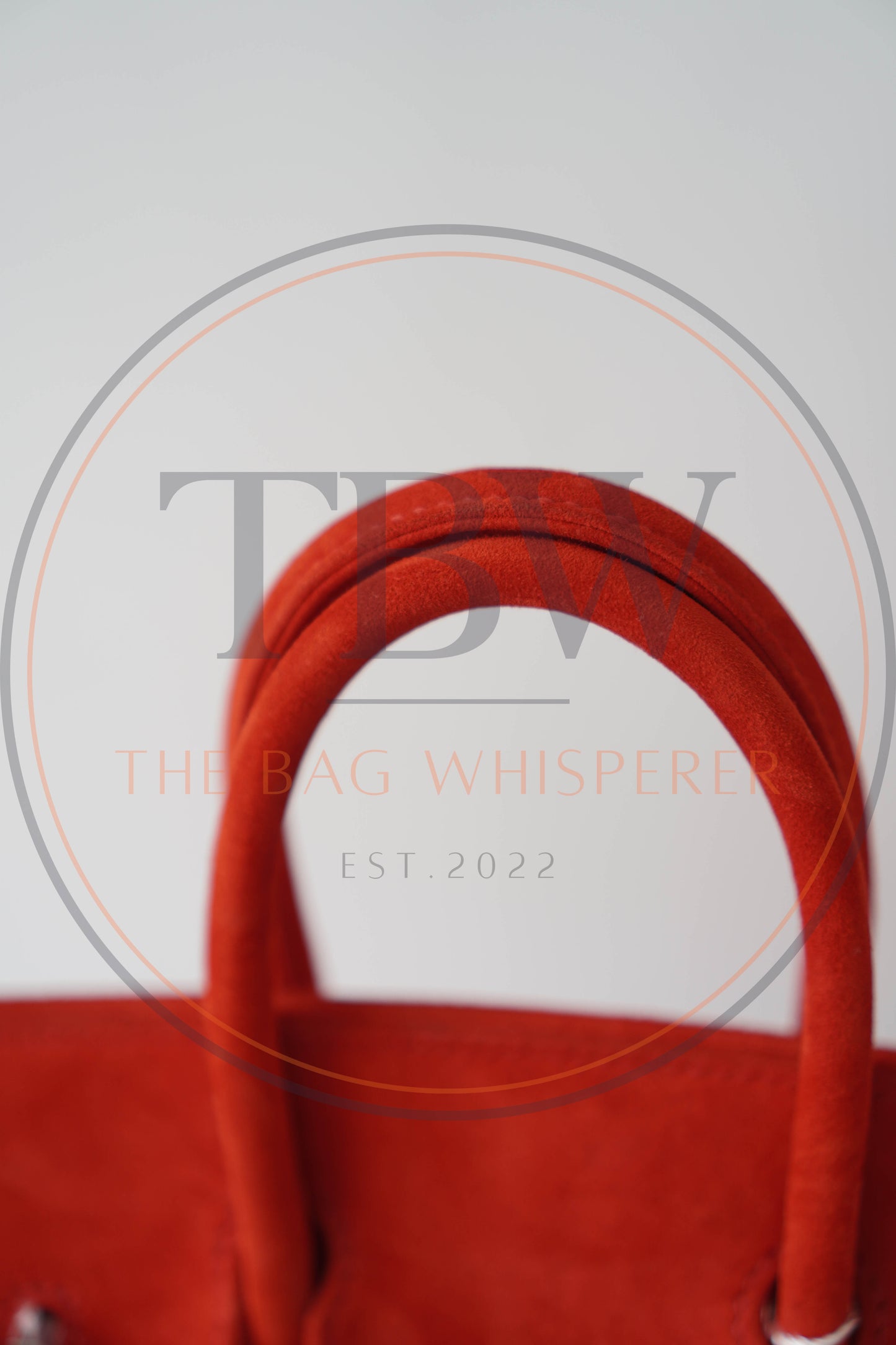 Birkin 25 Doblis in Rouge Vif suede