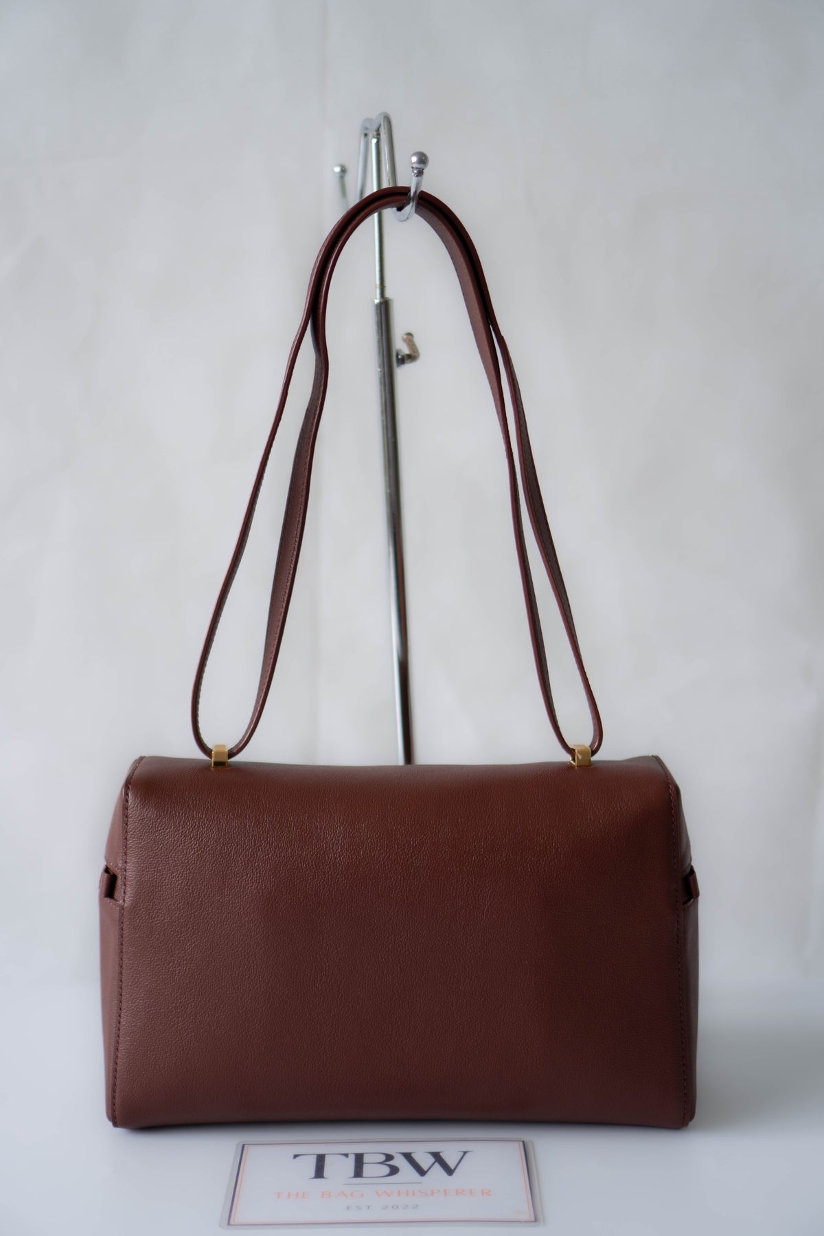 LP Extra Pocket L19 Bag – Chestnut Calfskin Leather with Gold Hardware