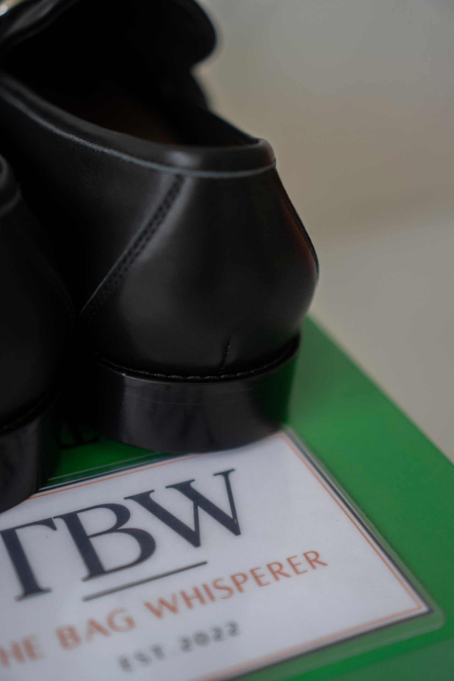 Astaire Loafers in Black Calfskin with Metallic Knot Detail