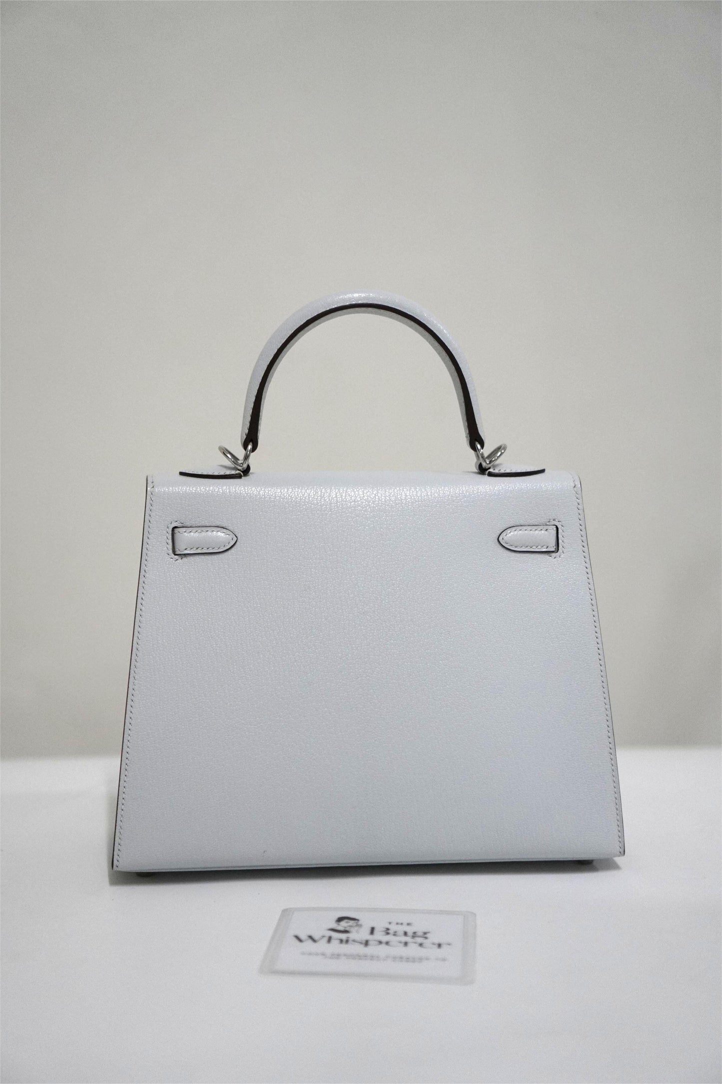 KL 25 Bleu Brume  in custom Chevre leather