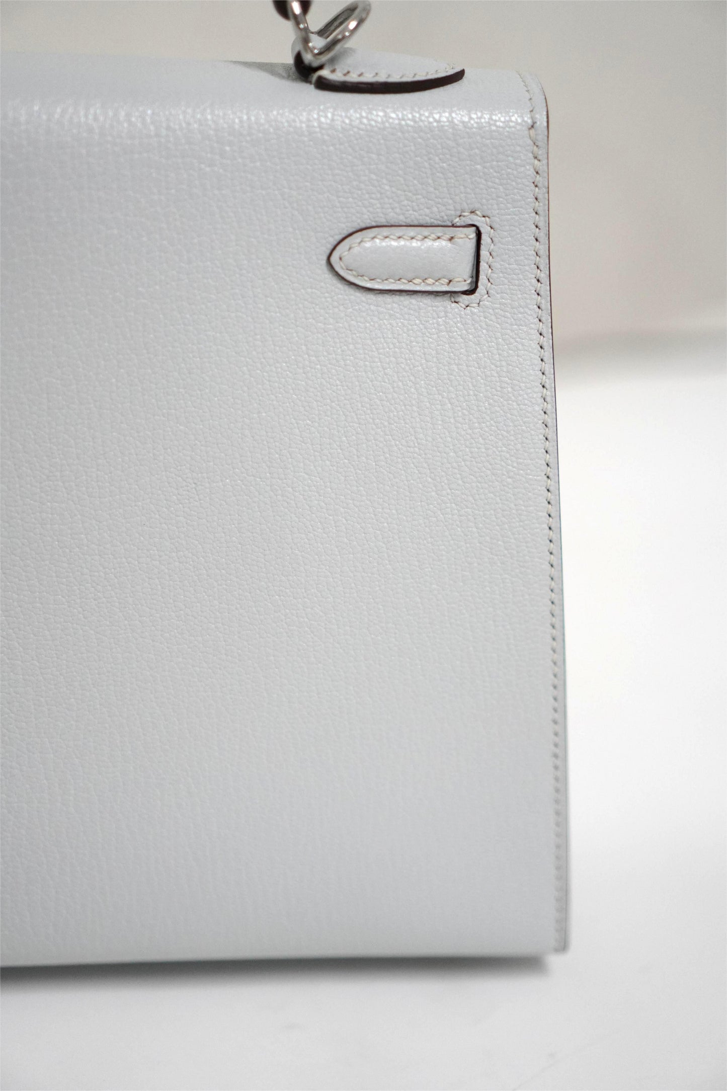 KL 25 Bleu Brume  in custom Chevre leather
