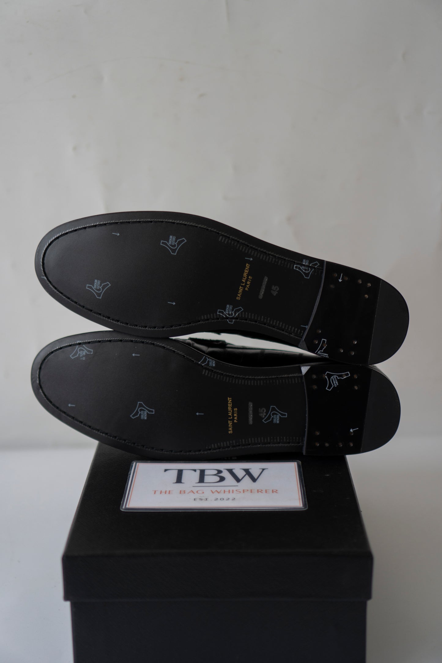 Le Loafer in Black Crinkled Leather