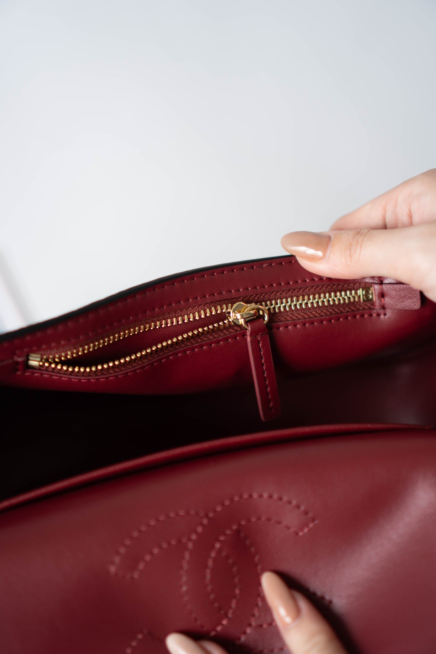 26B Flap Shoulder Bag – Black Leather with Gold Hardware