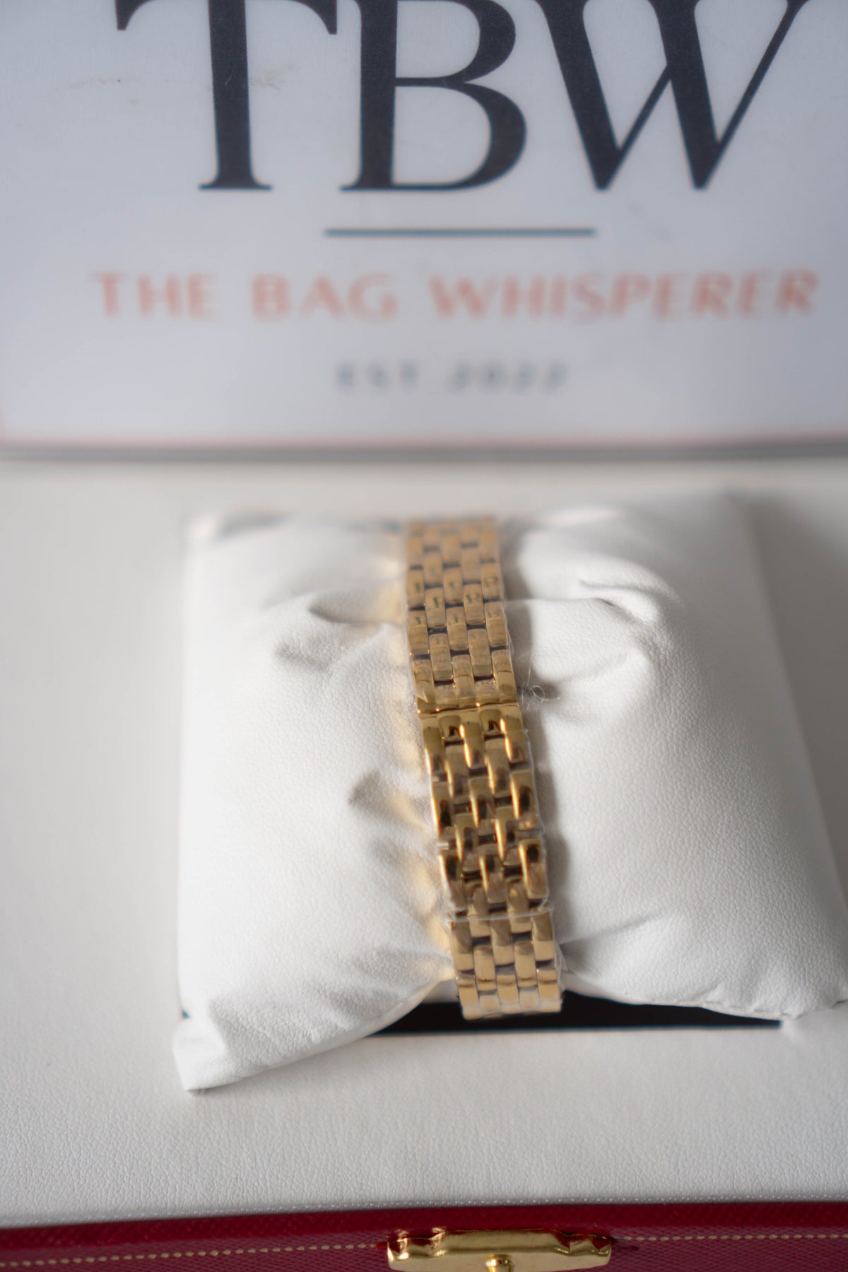 Panthère de Cart Watch – Small Model Yellow Gold with Gem Bezel