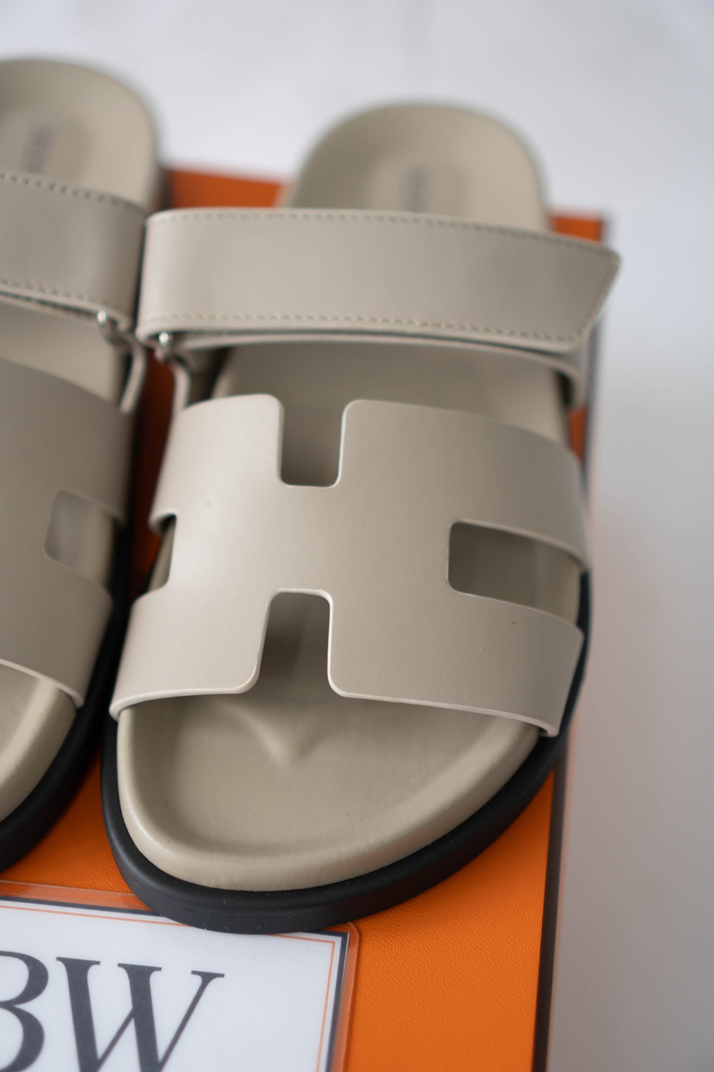 Chypre Sandals – Beige Argile Leather