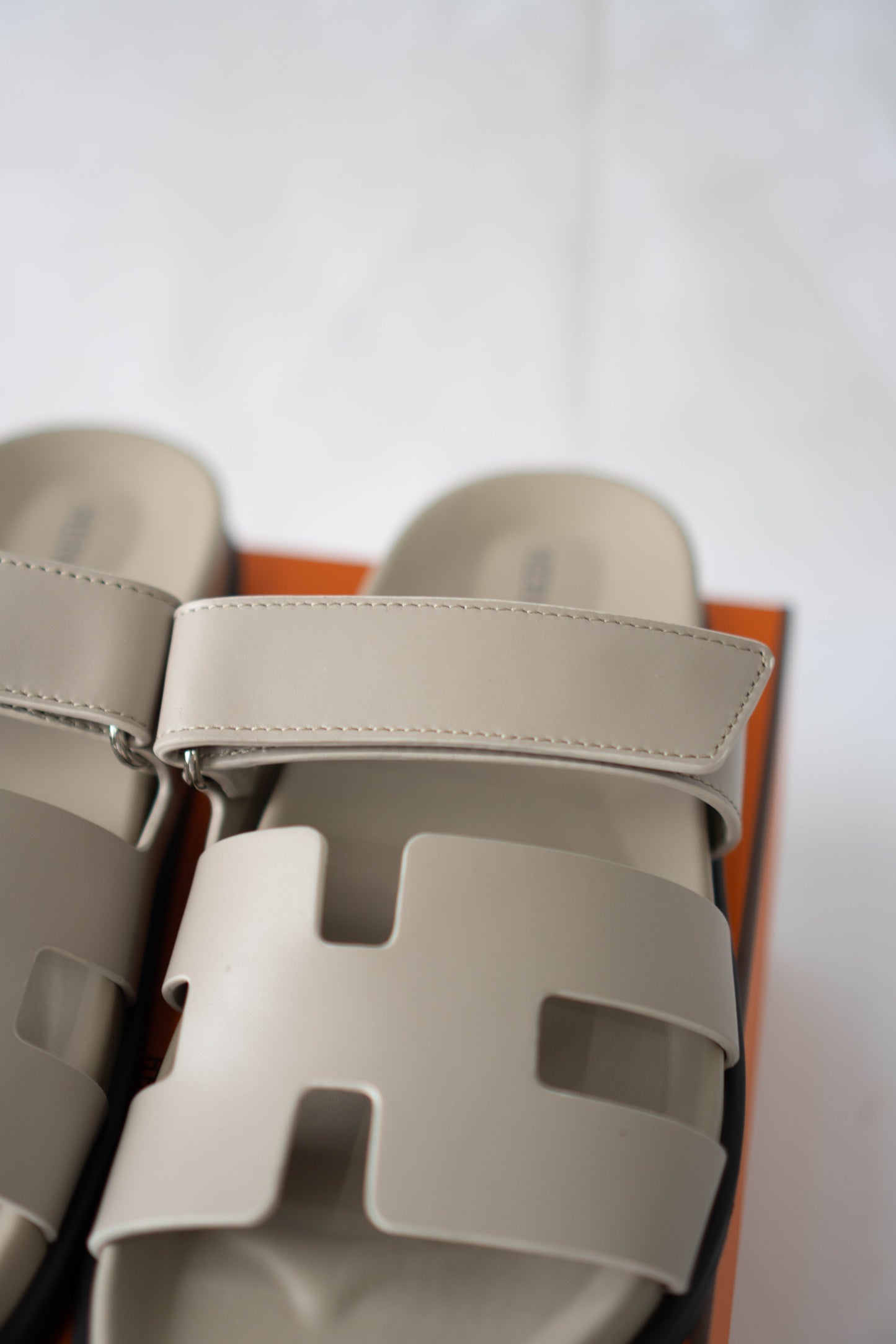 Chypre Sandals – Beige Argile Leather