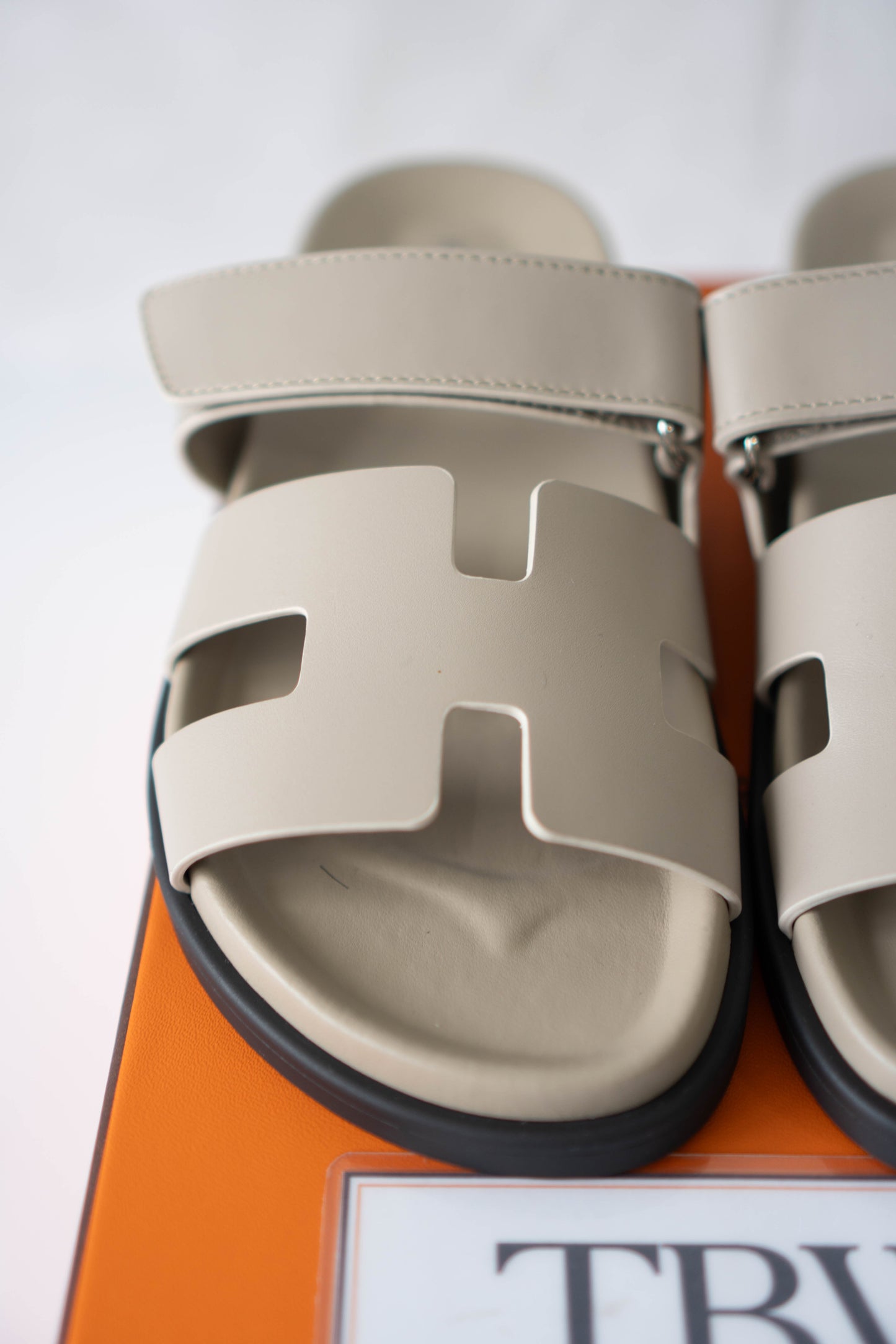 Chypre Sandals – Beige Argile Leather