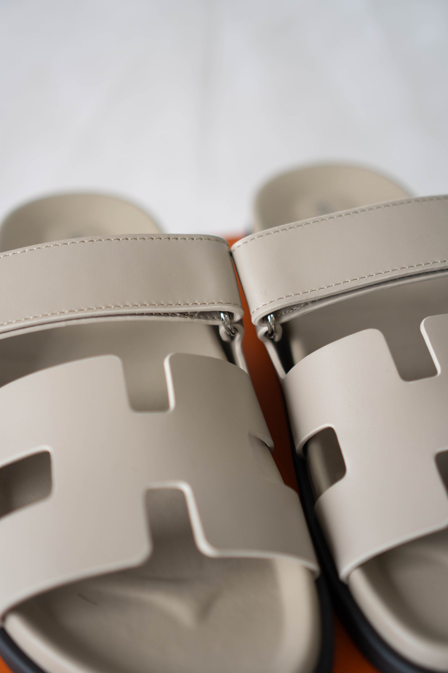 Chypre Sandals – Beige Argile Leather