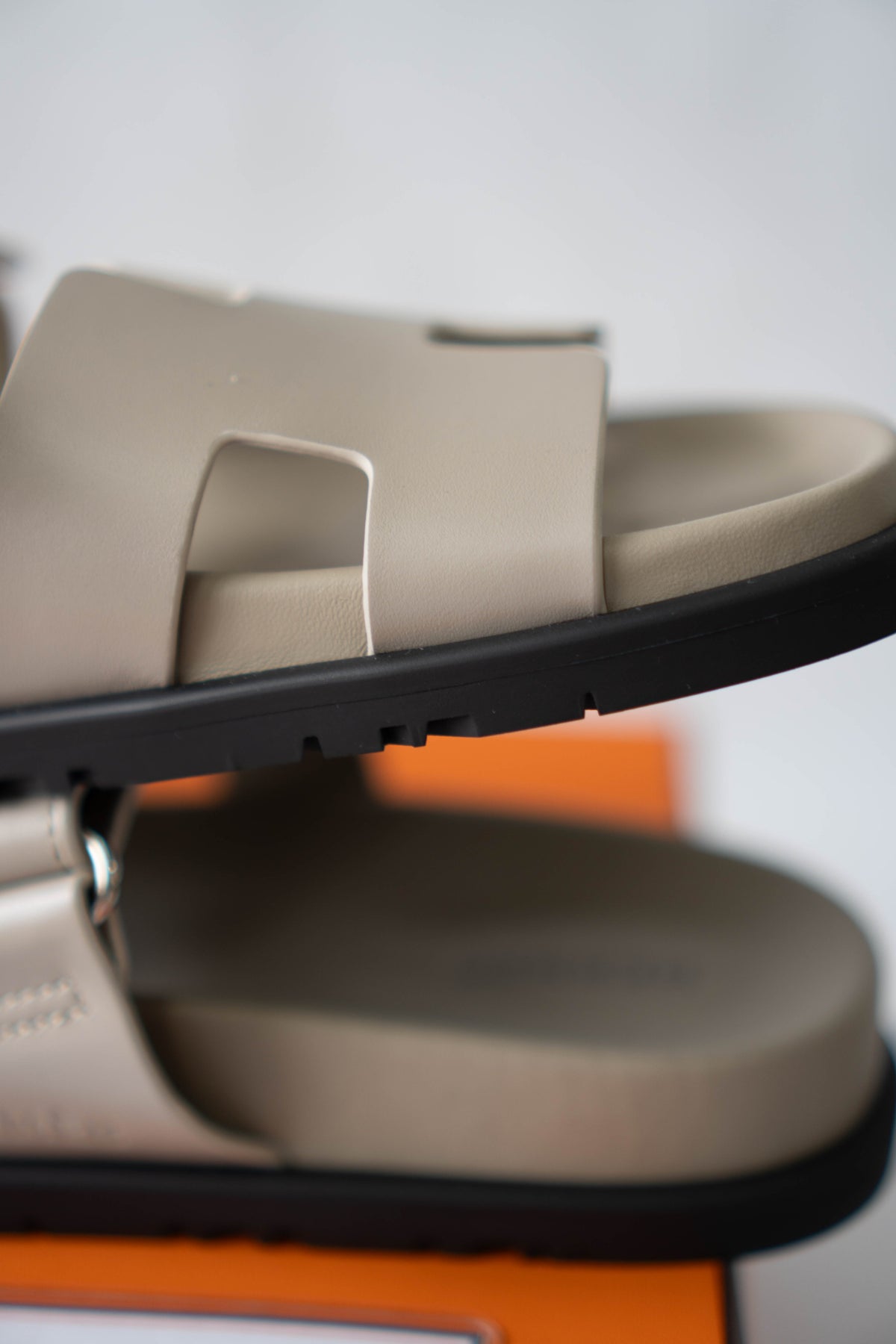 Chypre Sandals – Beige Argile Leather