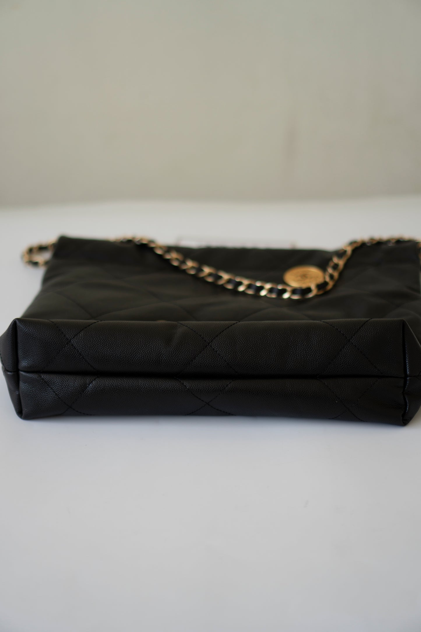 C22 Small Handbag in Black Caviar Leather
