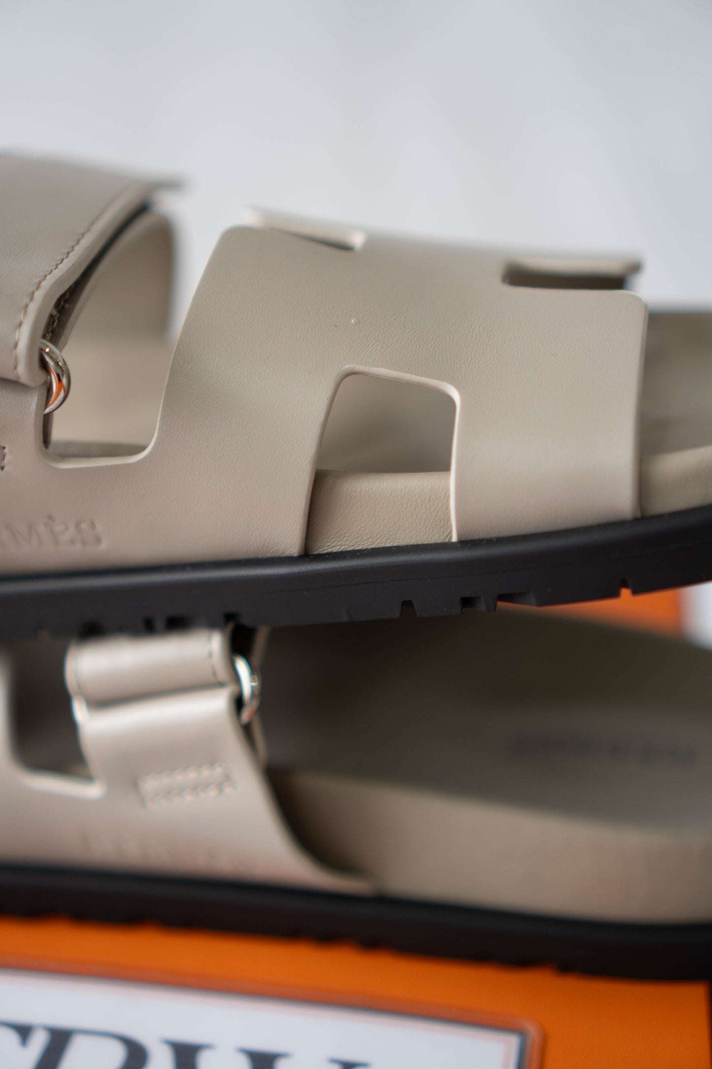 Chypre Sandals – Beige Argile Leather