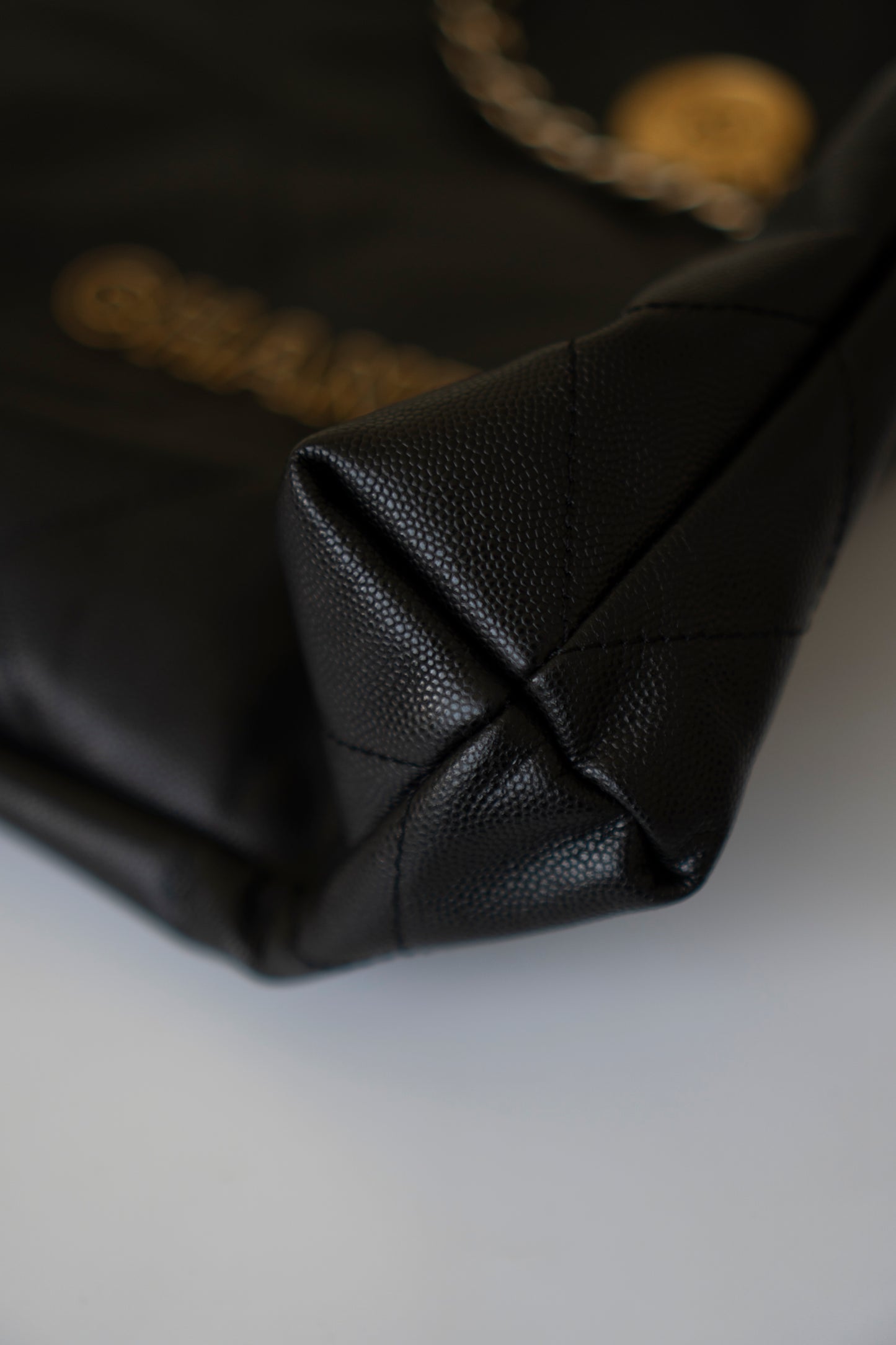 C22 Small Handbag in Black Caviar Leather