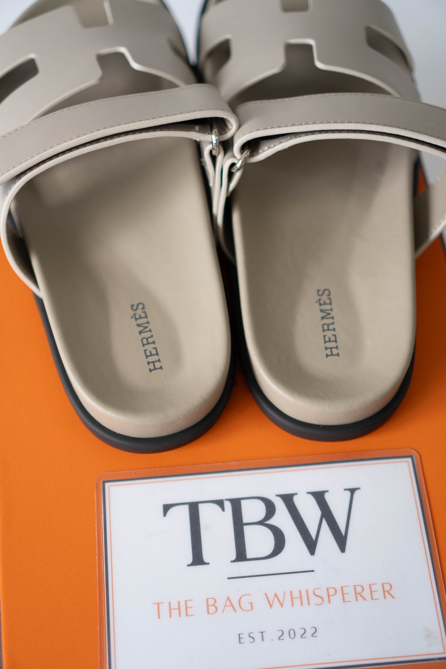 Chypre Sandals – Beige Argile Leather