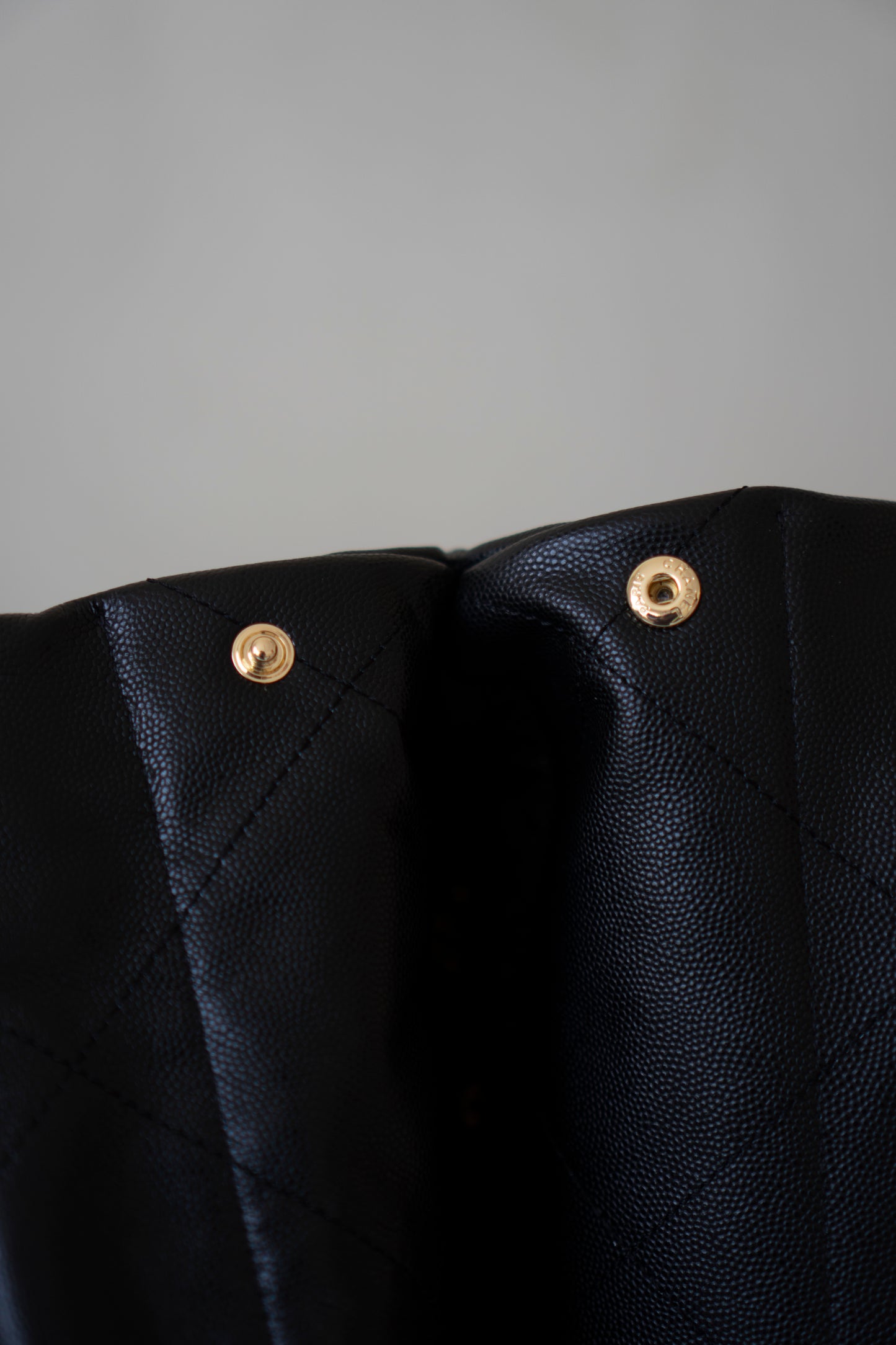 C22 Small Handbag in Black Caviar Leather