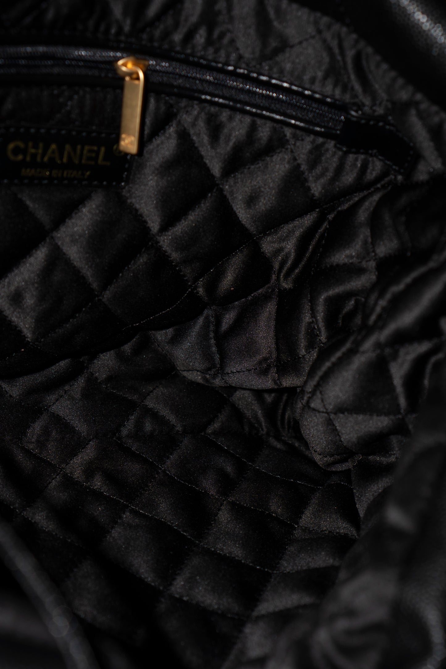 C22 Small Handbag in Black Caviar Leather