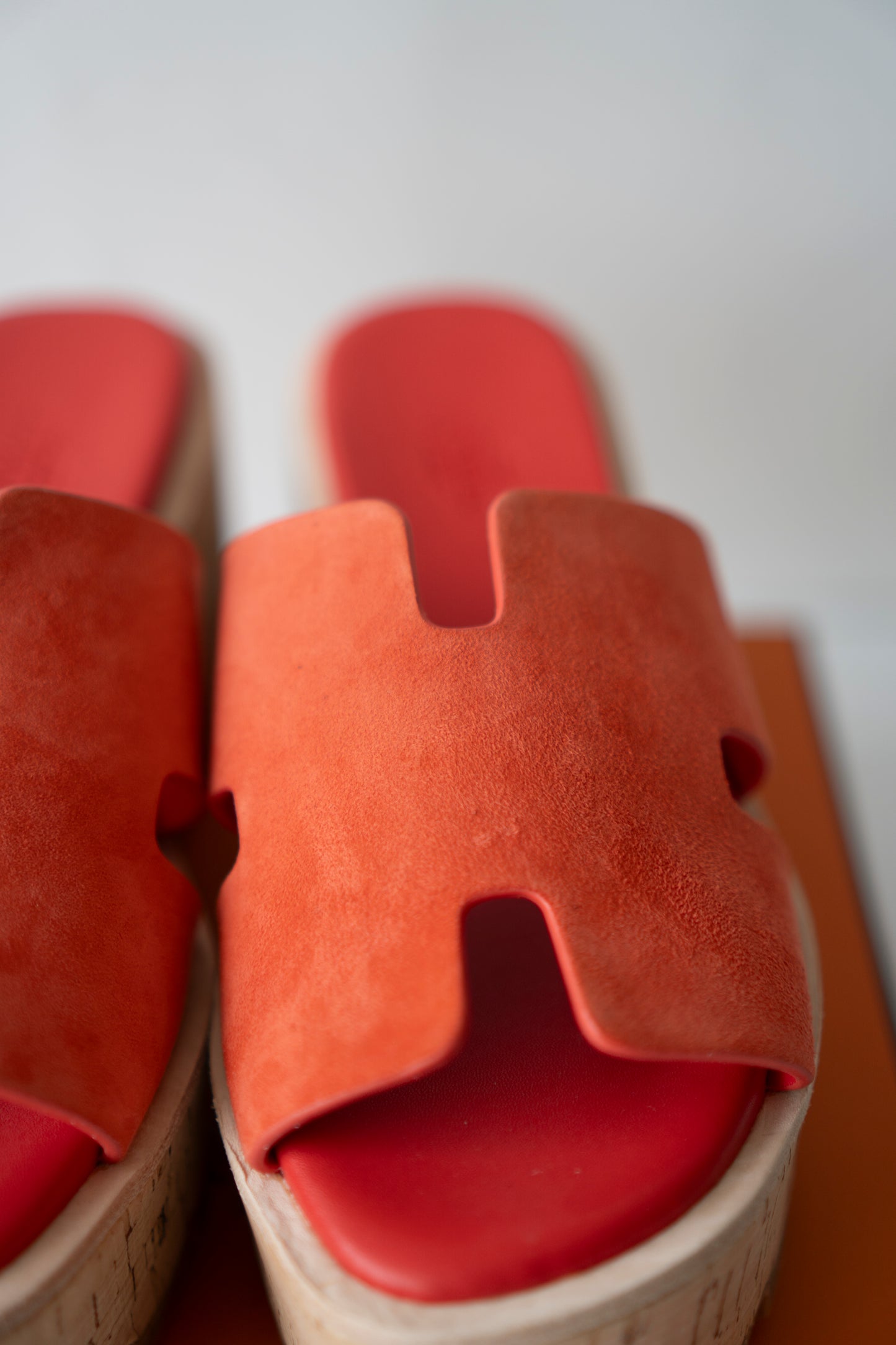 Eze 30 Platform Sandals in Orange Brûlée (Size 36 EU)