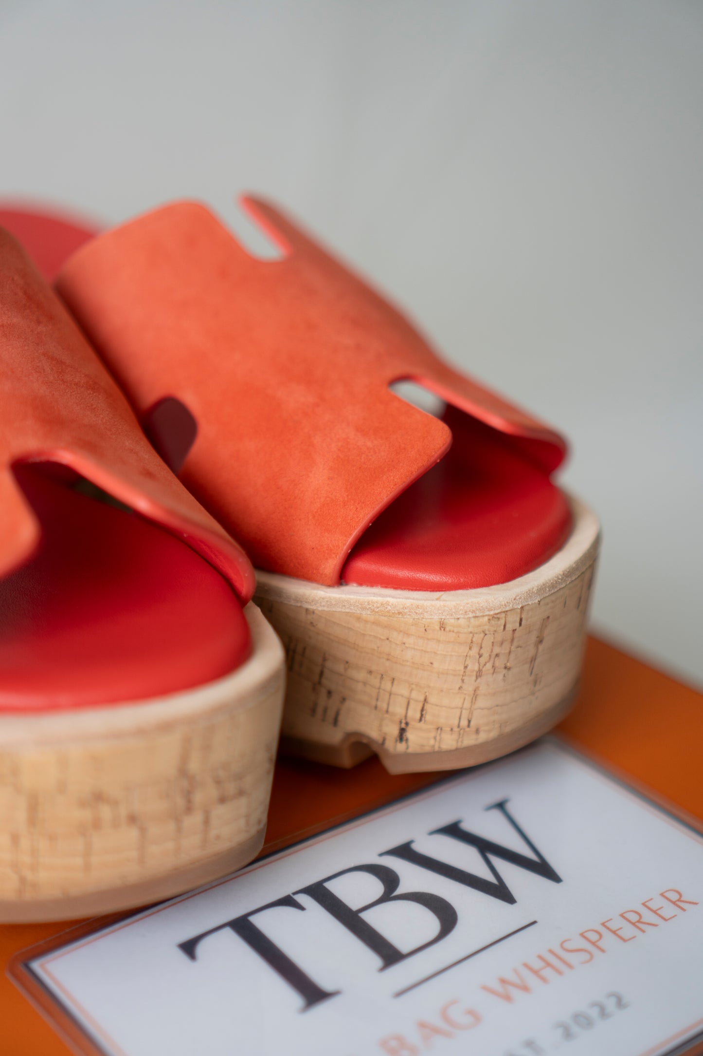 Eze 30 Platform Sandals in Orange Brûlée (Size 36 EU)