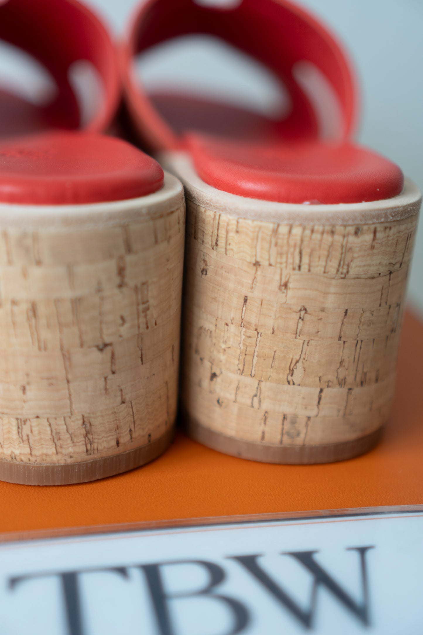 Eze 30 Platform Sandals in Orange Brûlée (Size 36 EU)