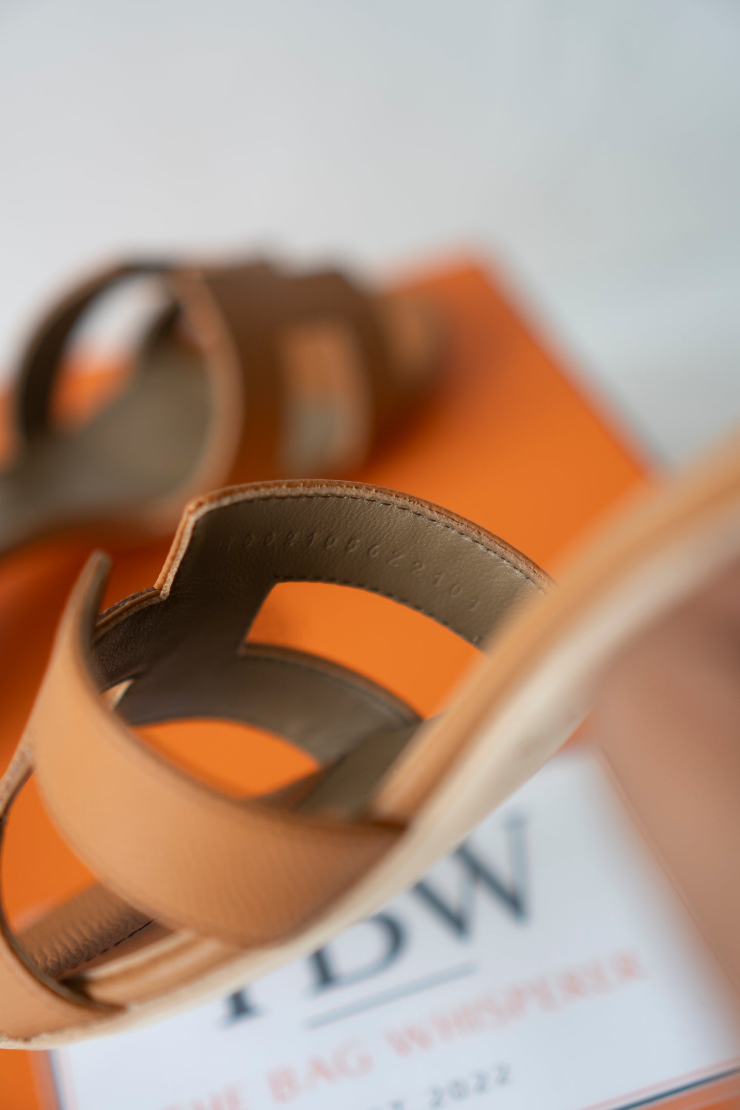 Oasis Sandals – Gold Epsom Leather