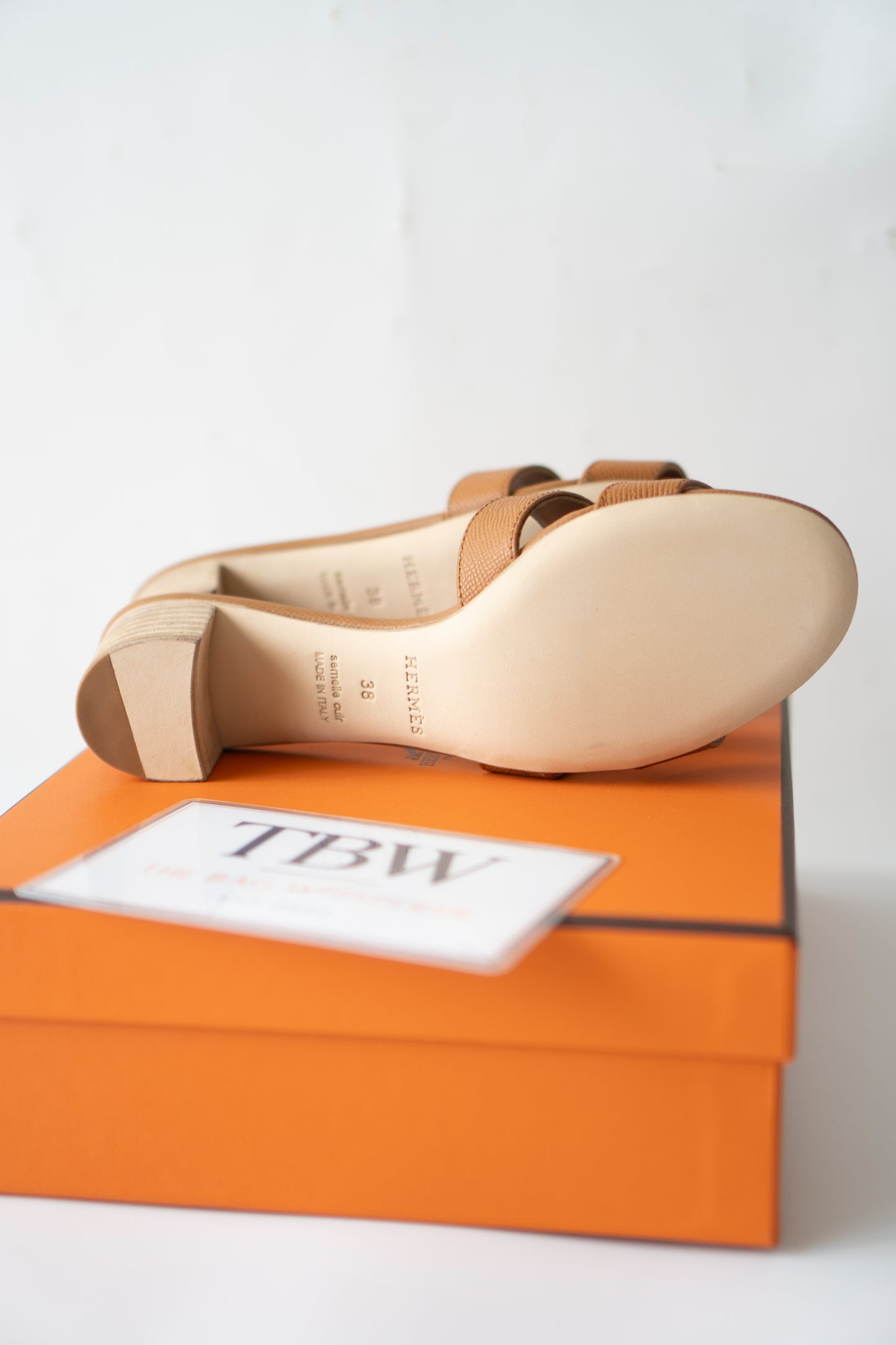 Oasis Sandals – Gold Epsom Leather