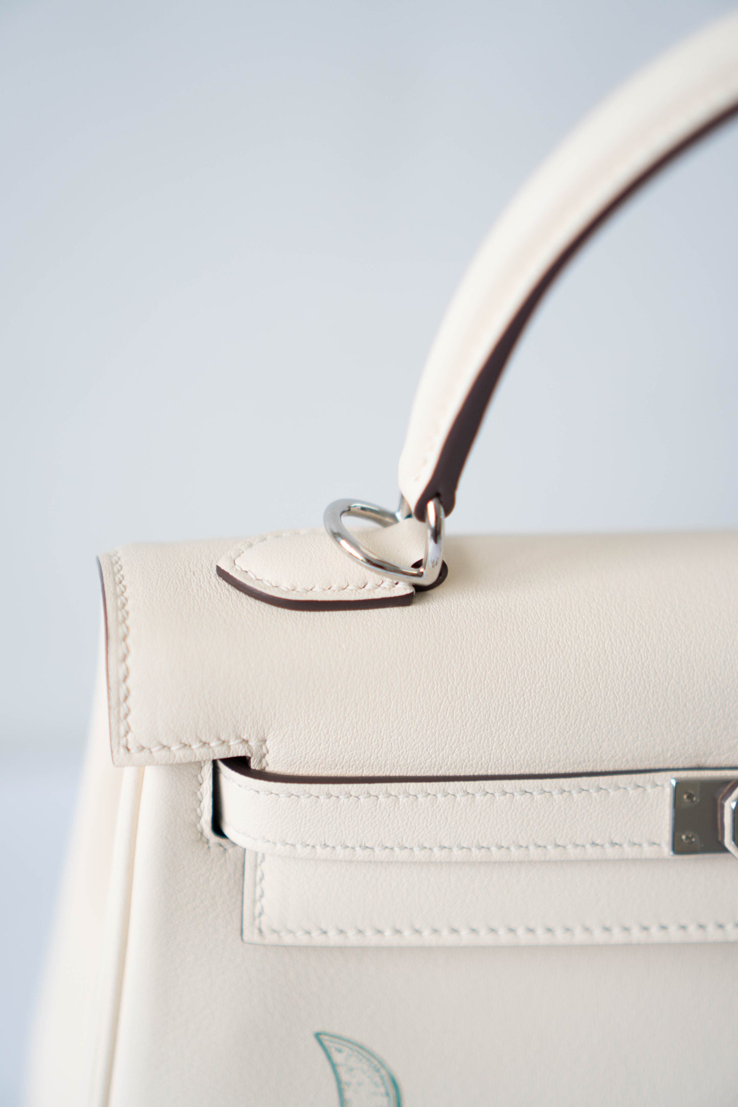 KL 25 “In and Out” – Craie Cream with Palladium Hardware (With Blue Box)