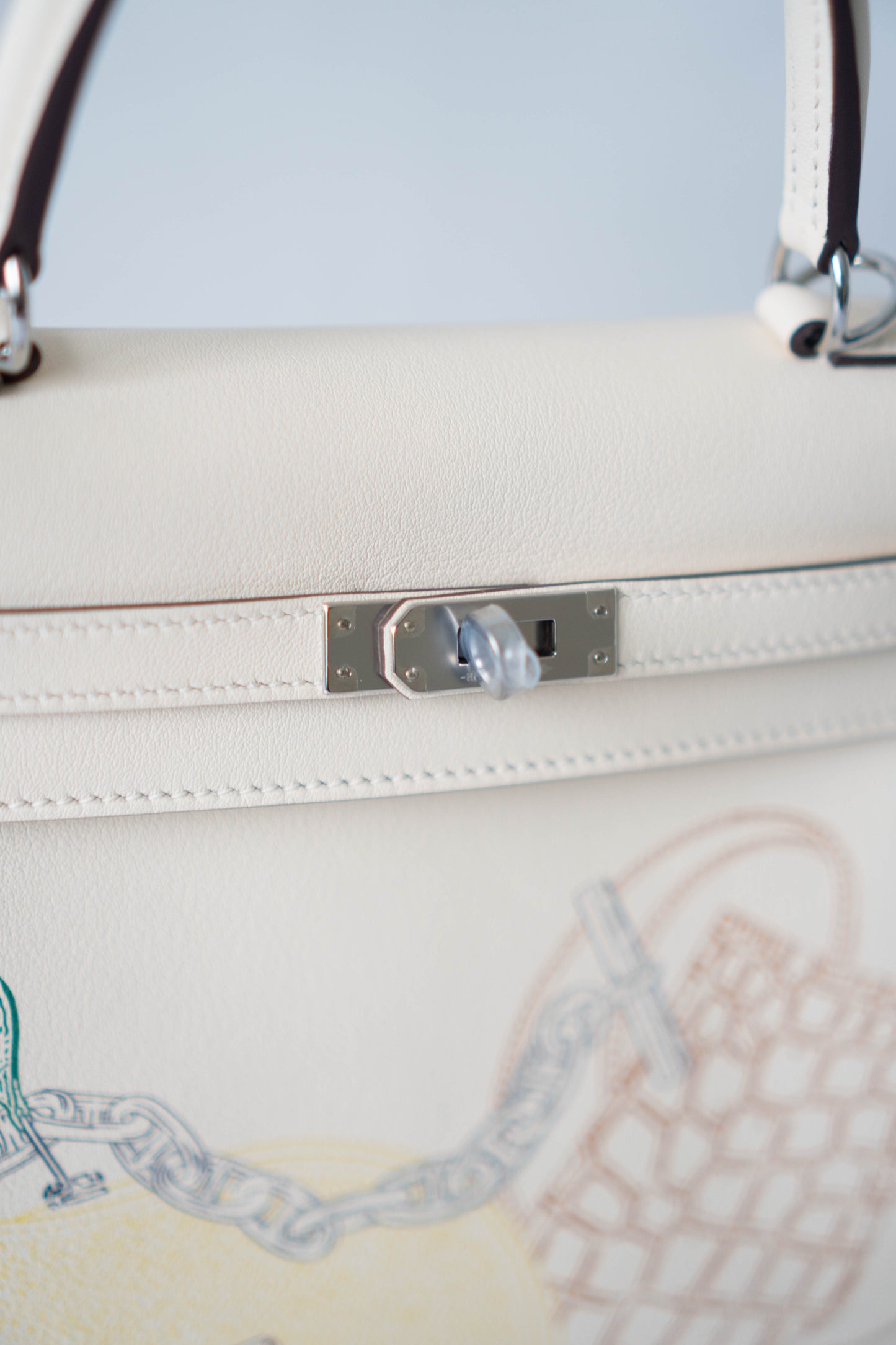 KL 25 “In and Out” – Craie Cream with Palladium Hardware (With Blue Box)