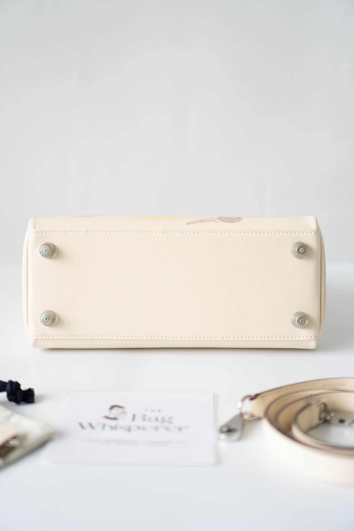 KL 25 “In and Out” – Craie Cream with Palladium Hardware (With Blue Box)