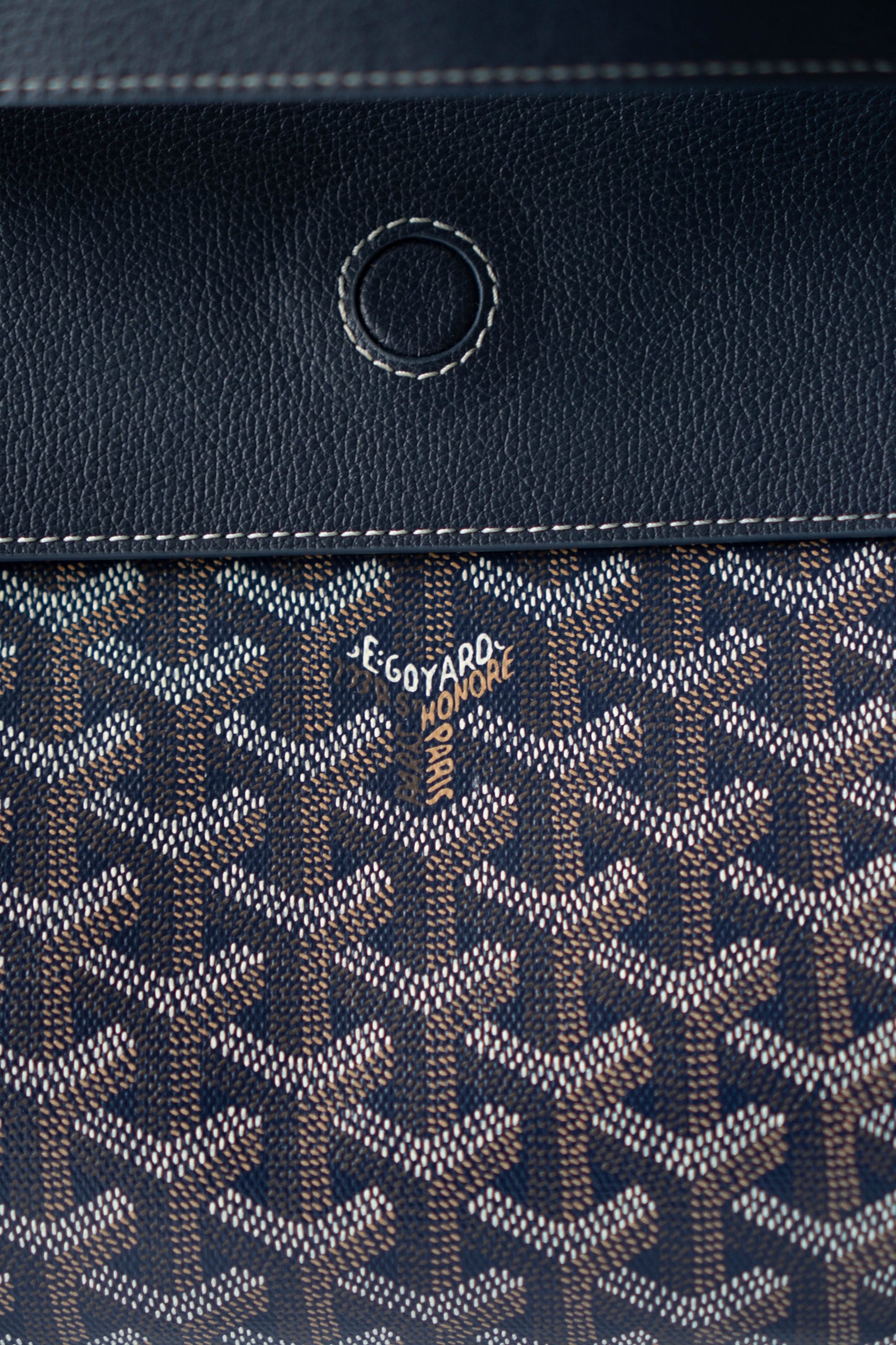 Rouette Souple PM – Navy Blue Monogram with Palladium Hardware