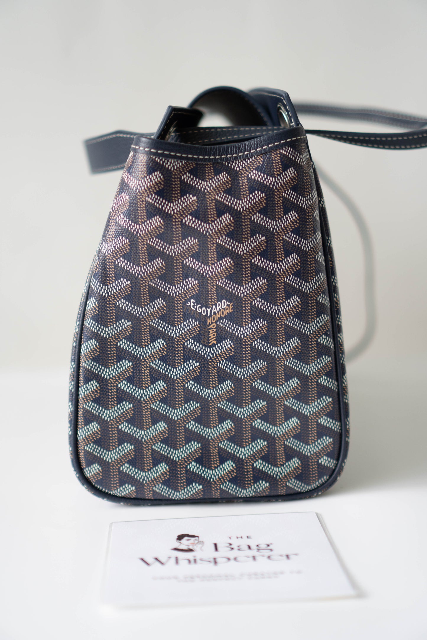 Rouette Souple PM – Navy Blue Monogram with Palladium Hardware