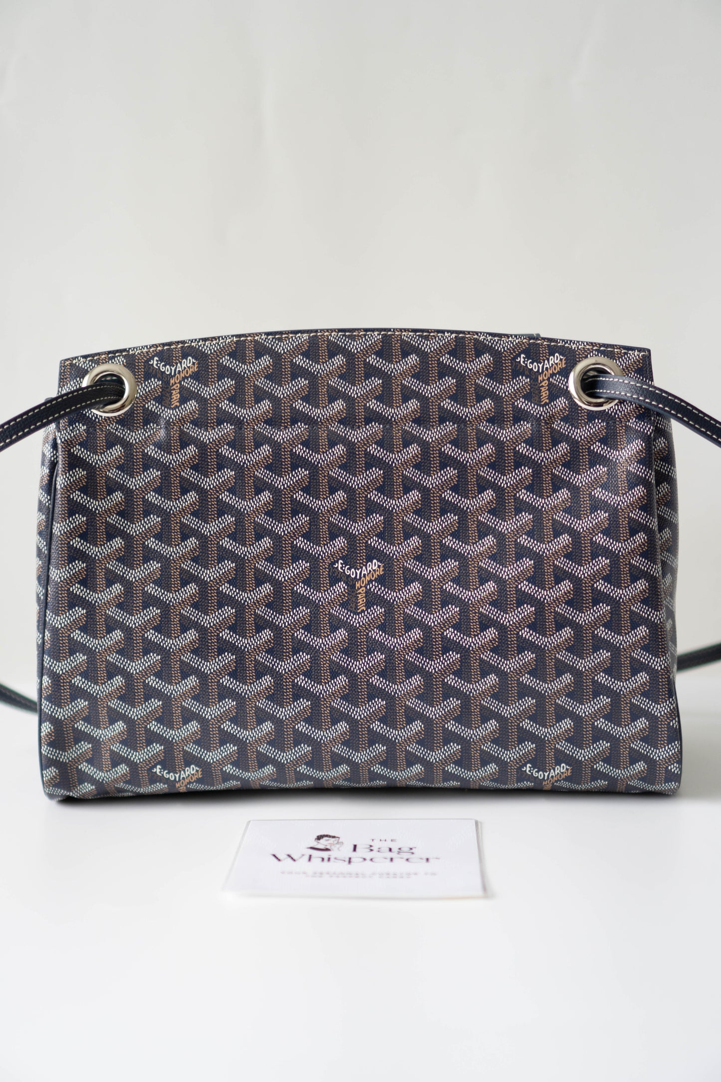 Rouette Souple PM – Navy Blue Monogram with Palladium Hardware