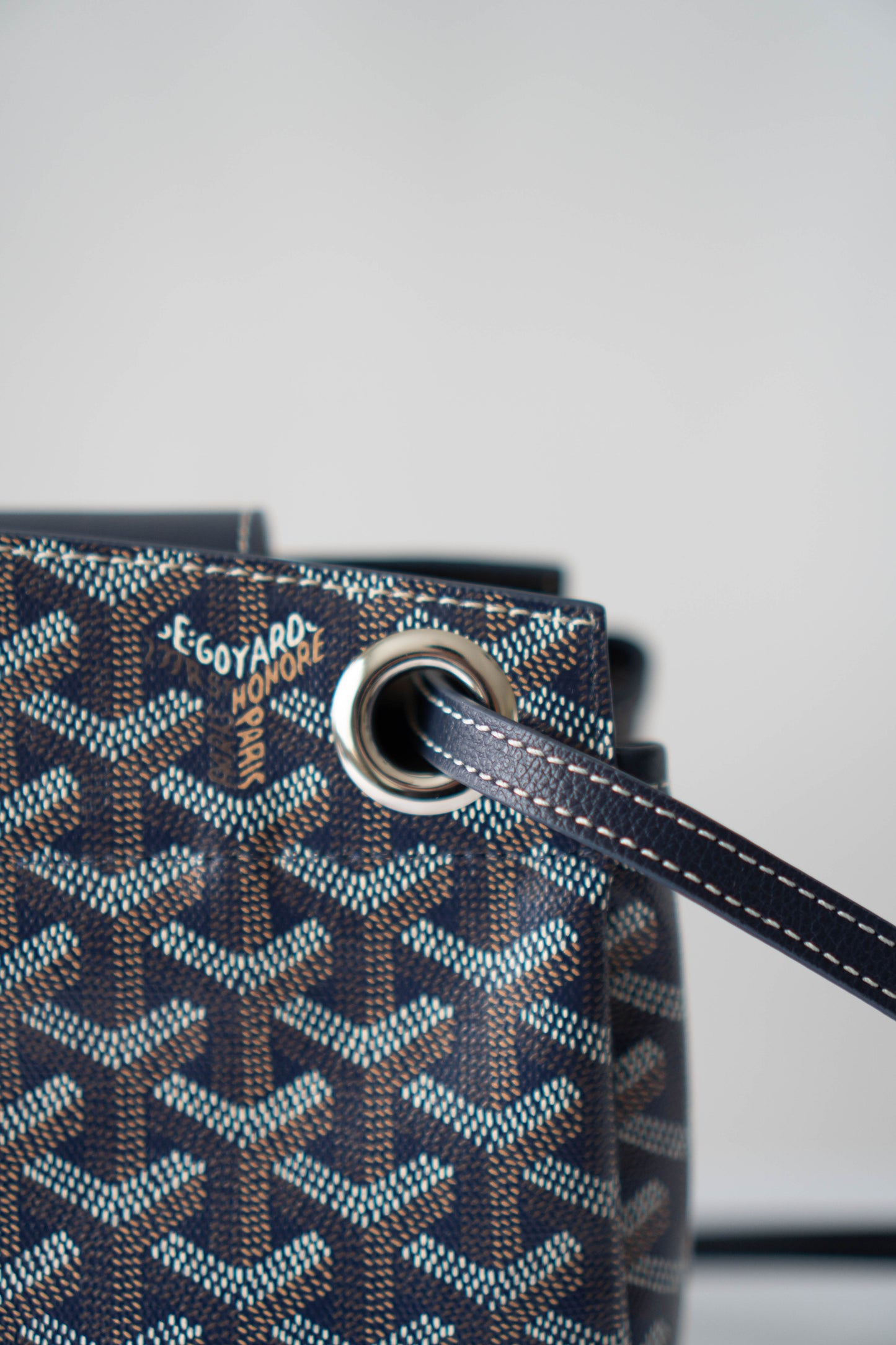 Rouette Souple PM – Navy Blue Monogram with Palladium Hardware