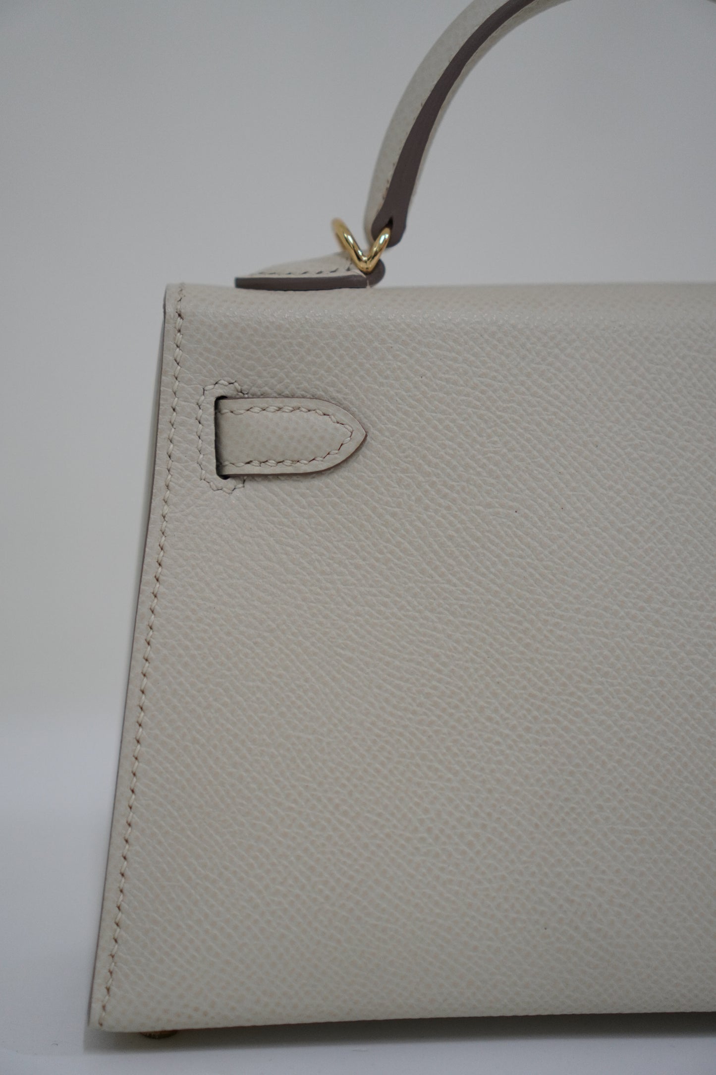 Mini KL in Craie Epsom Leather Gold Hardware