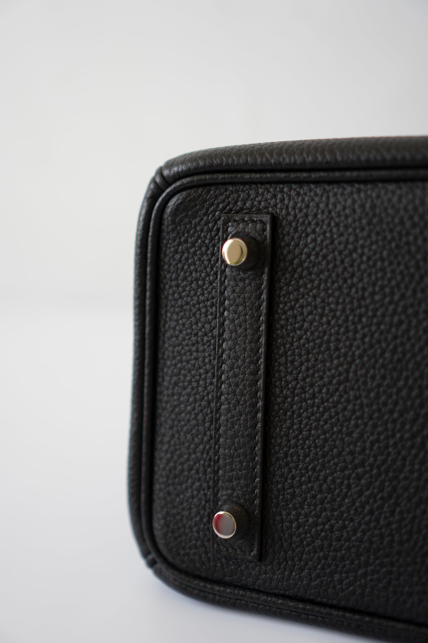 BK 25 Noir Togo with Palladium Hardware – Natural Veining
