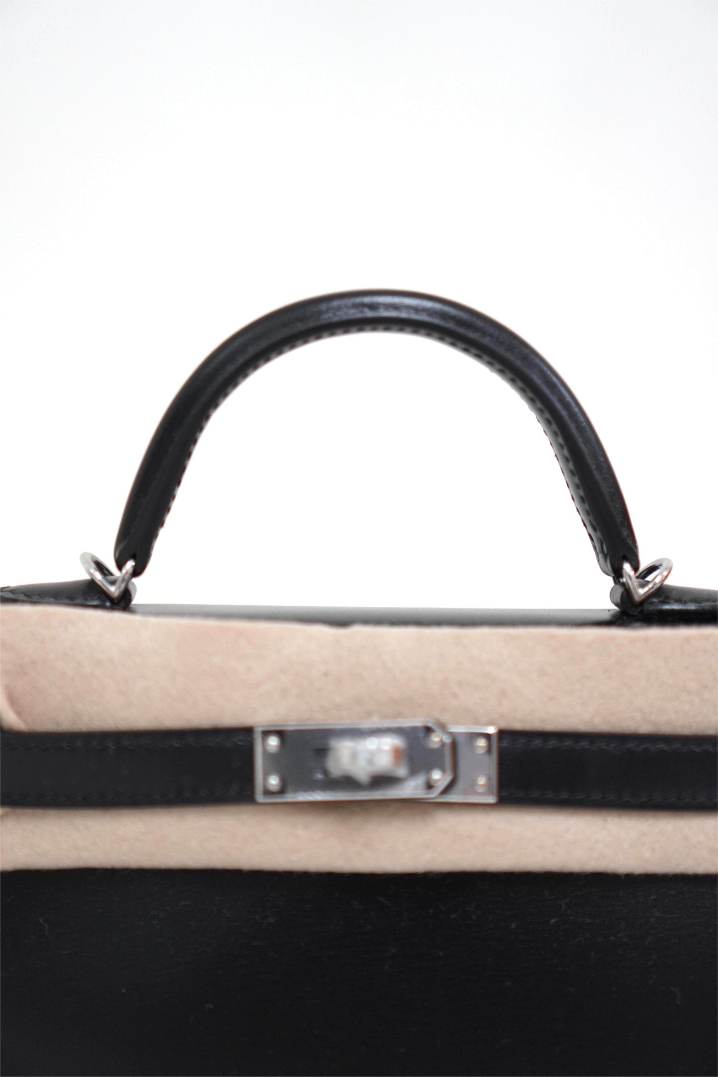 Mini KL in Noir Box Calf Leather