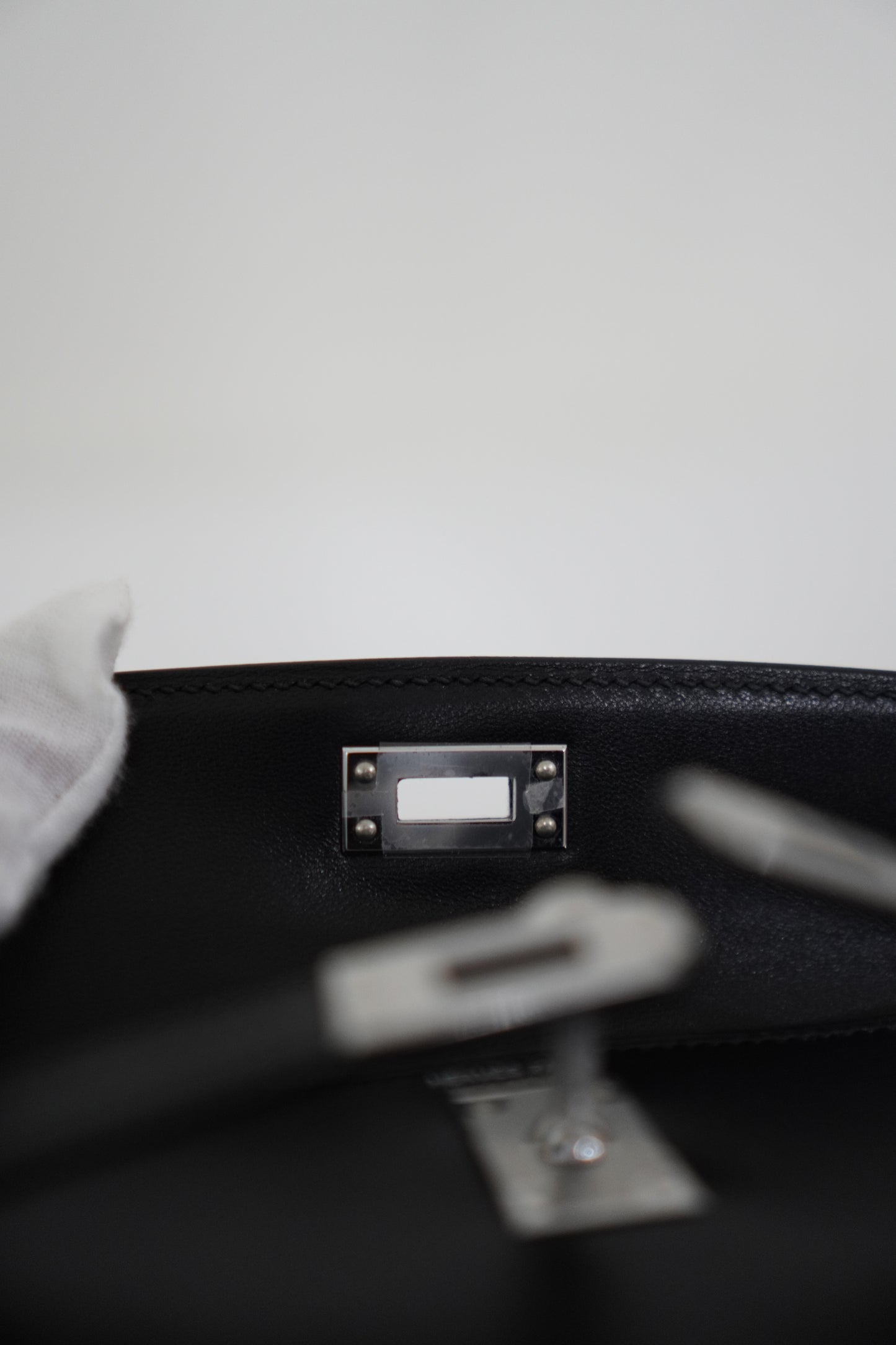 Mini KL in Noir Box Calf Leather