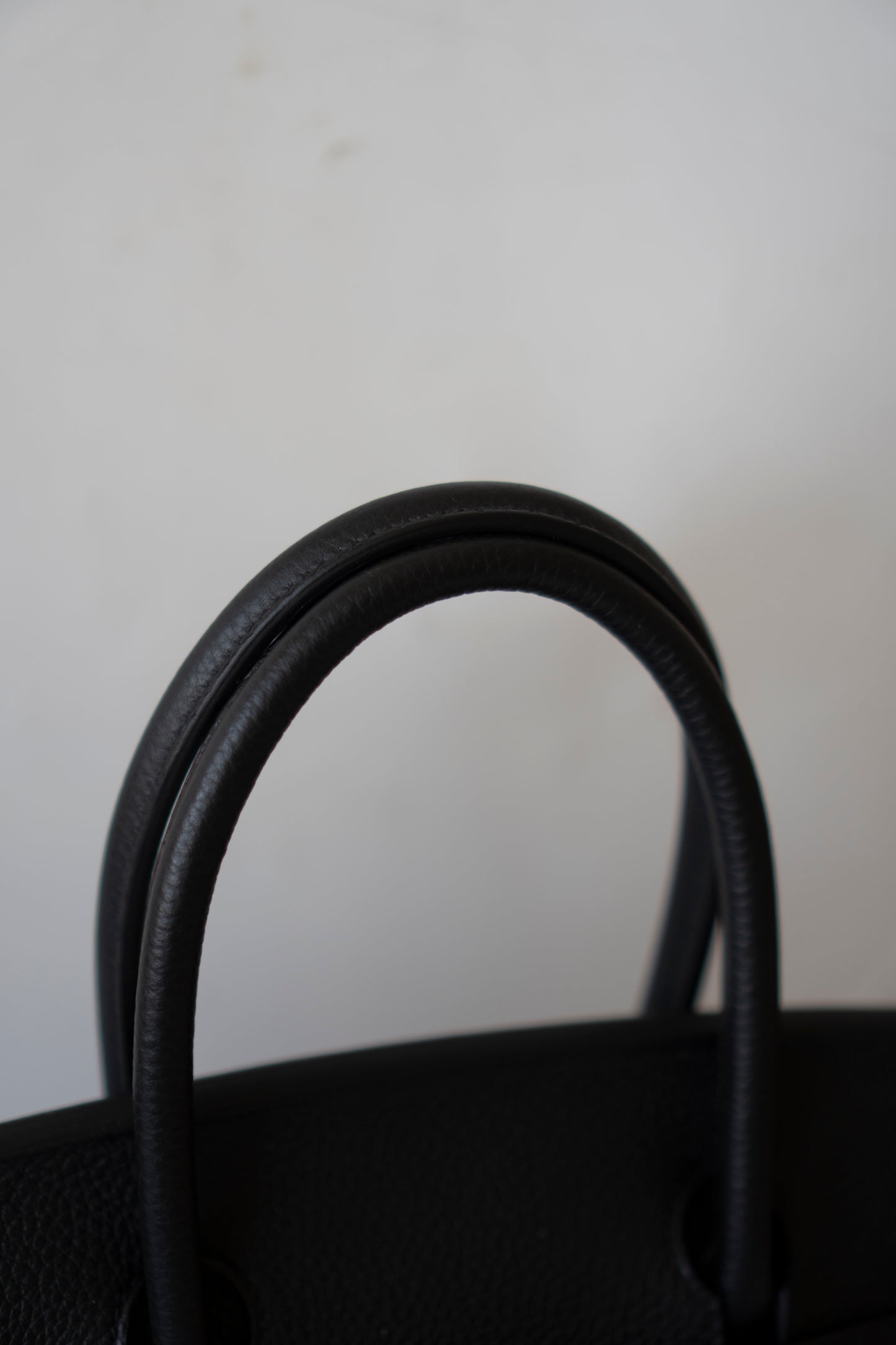 Birkin 30 – Noir Togo Leather With Intricate Natural Veining, Palladium Hardware