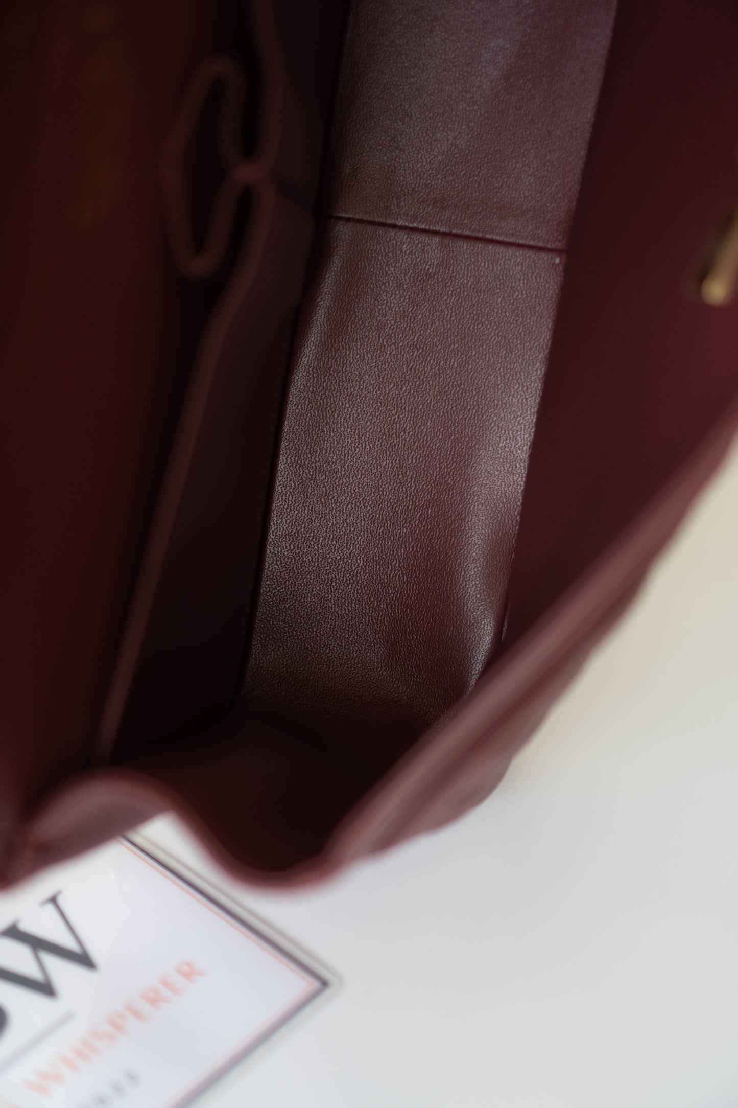 Classic Flap Jumbo – Burgundy Quilted Leather with Gold Hardware