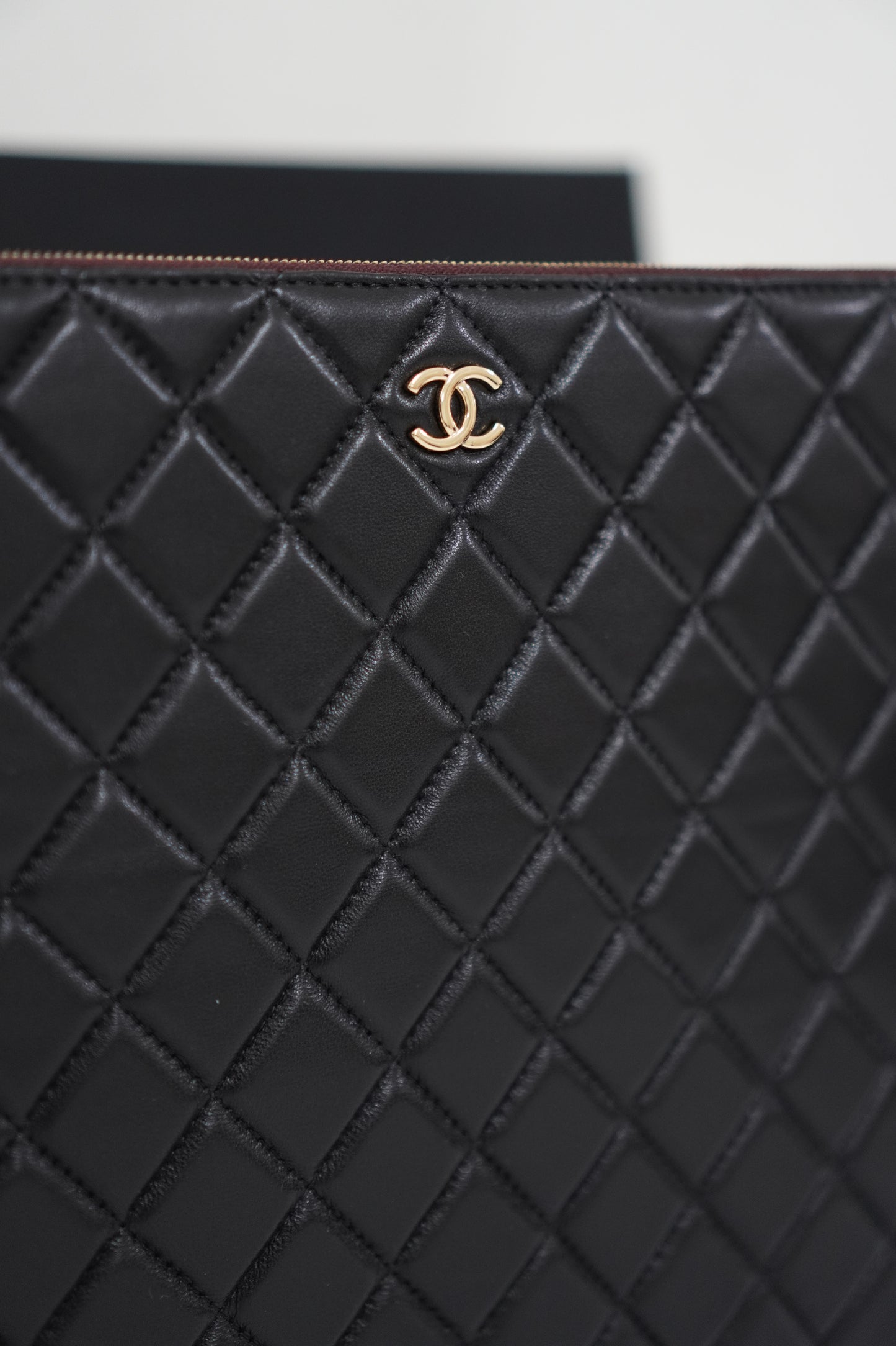 Classic Quilted Lambskin Clutch