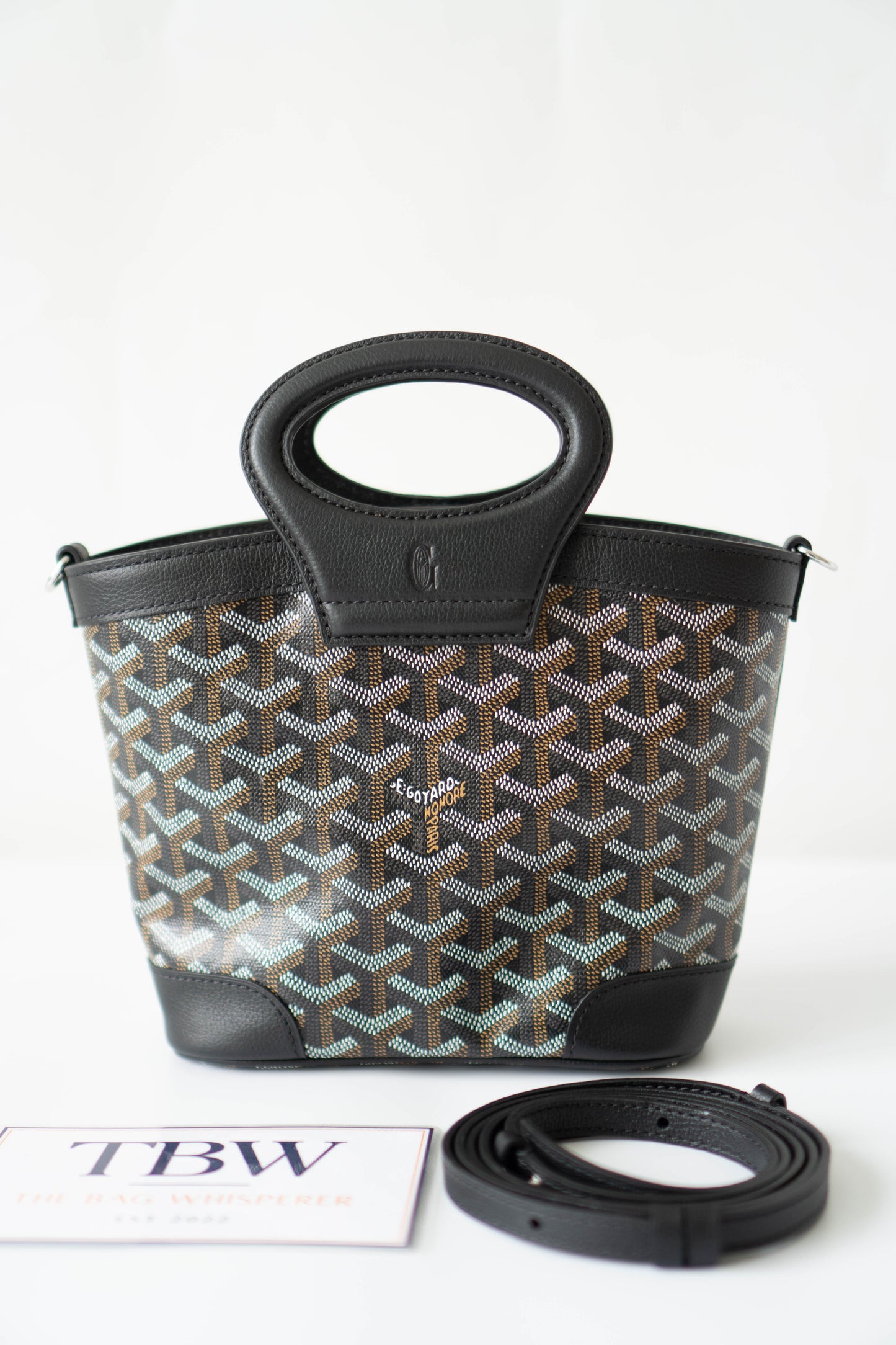 Beluga Mini Bag – Black Monogram with Palladium Hardware