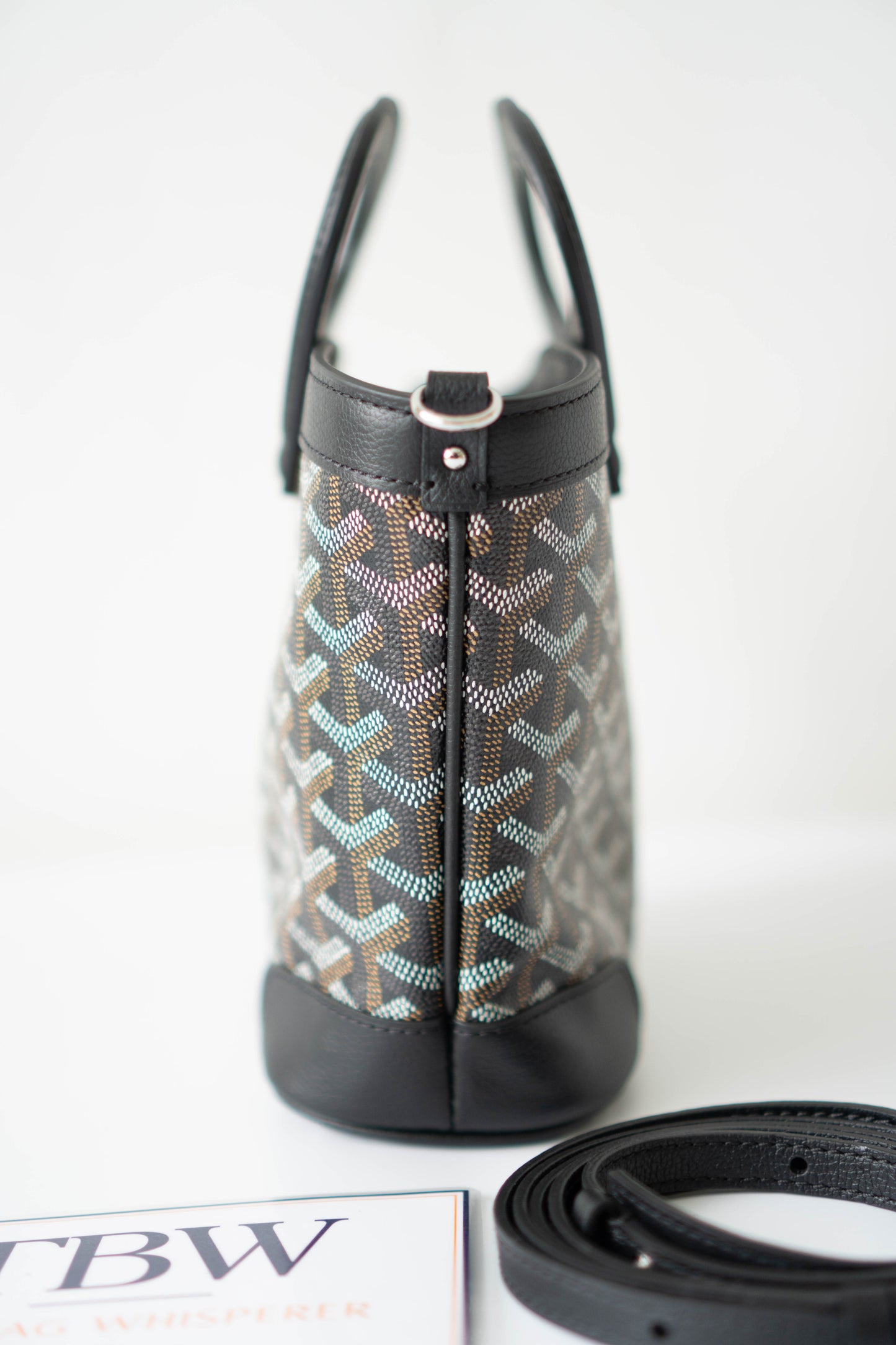 Beluga Mini Bag – Black Monogram with Palladium Hardware