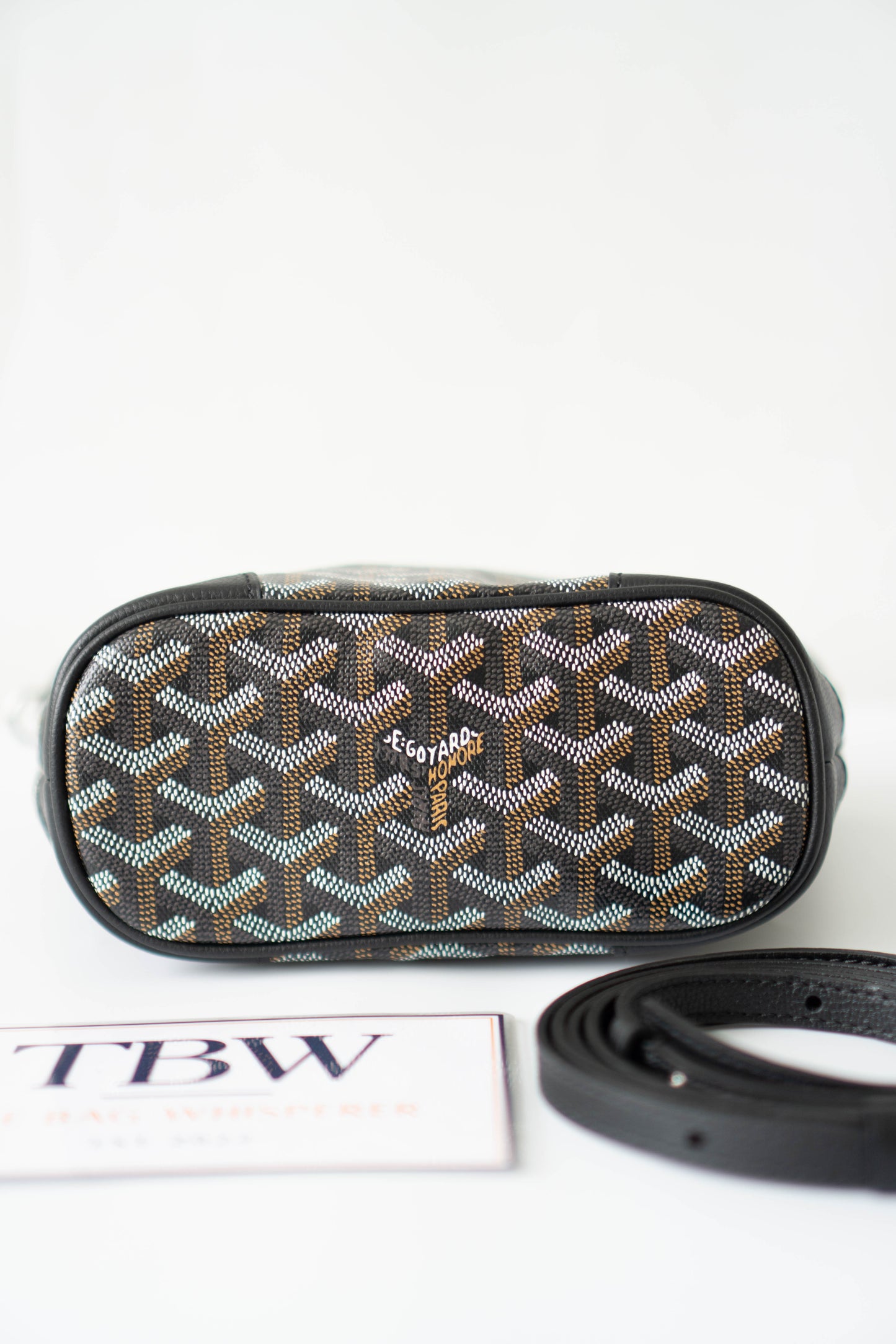 Beluga Mini Bag – Black Monogram with Palladium Hardware