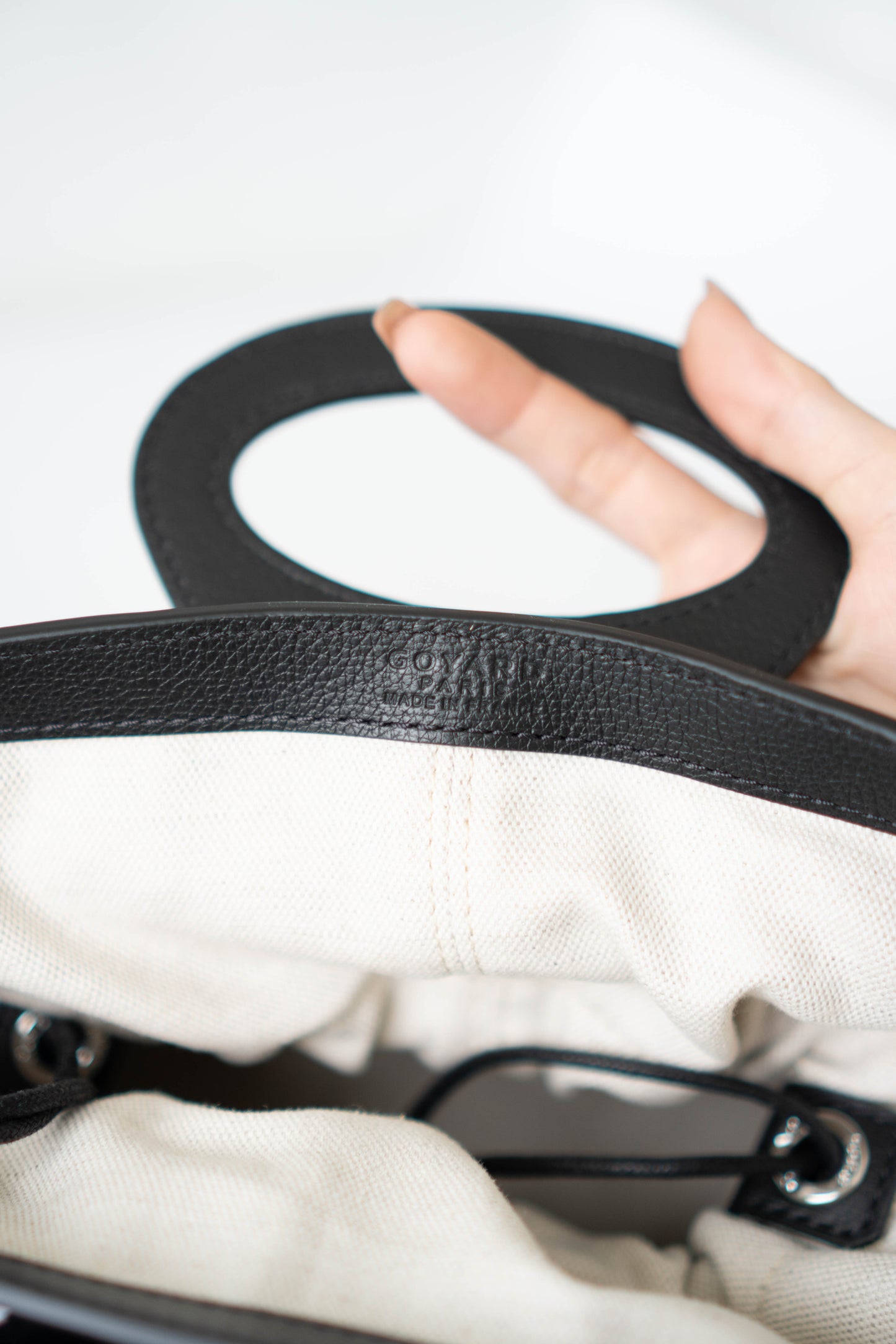 Beluga Mini Bag – Black Monogram with Palladium Hardware