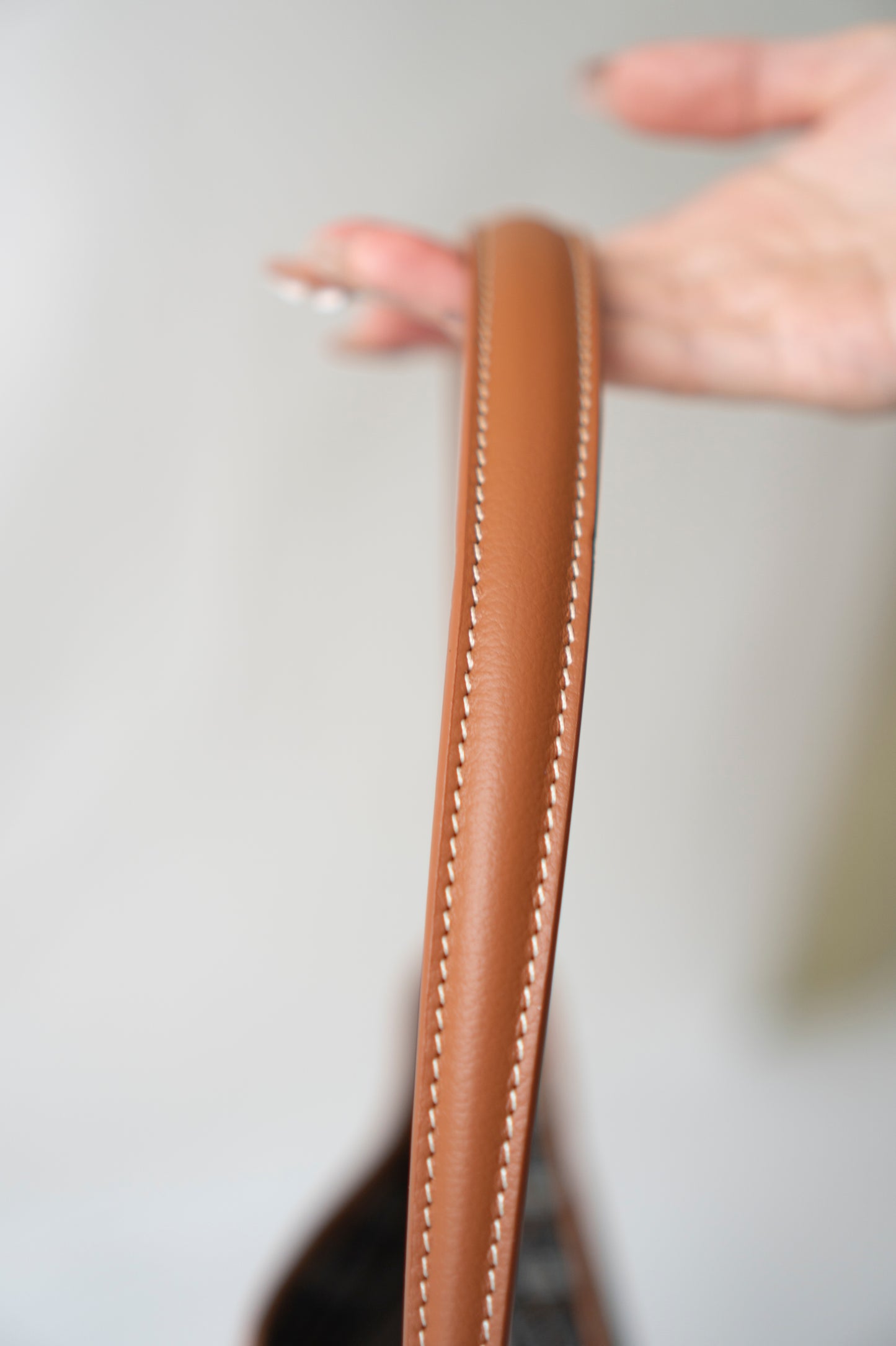 Bohème Mini Hobo Bag – Black &amp; Tan Goyardine Canvas with Tan Leather Trim