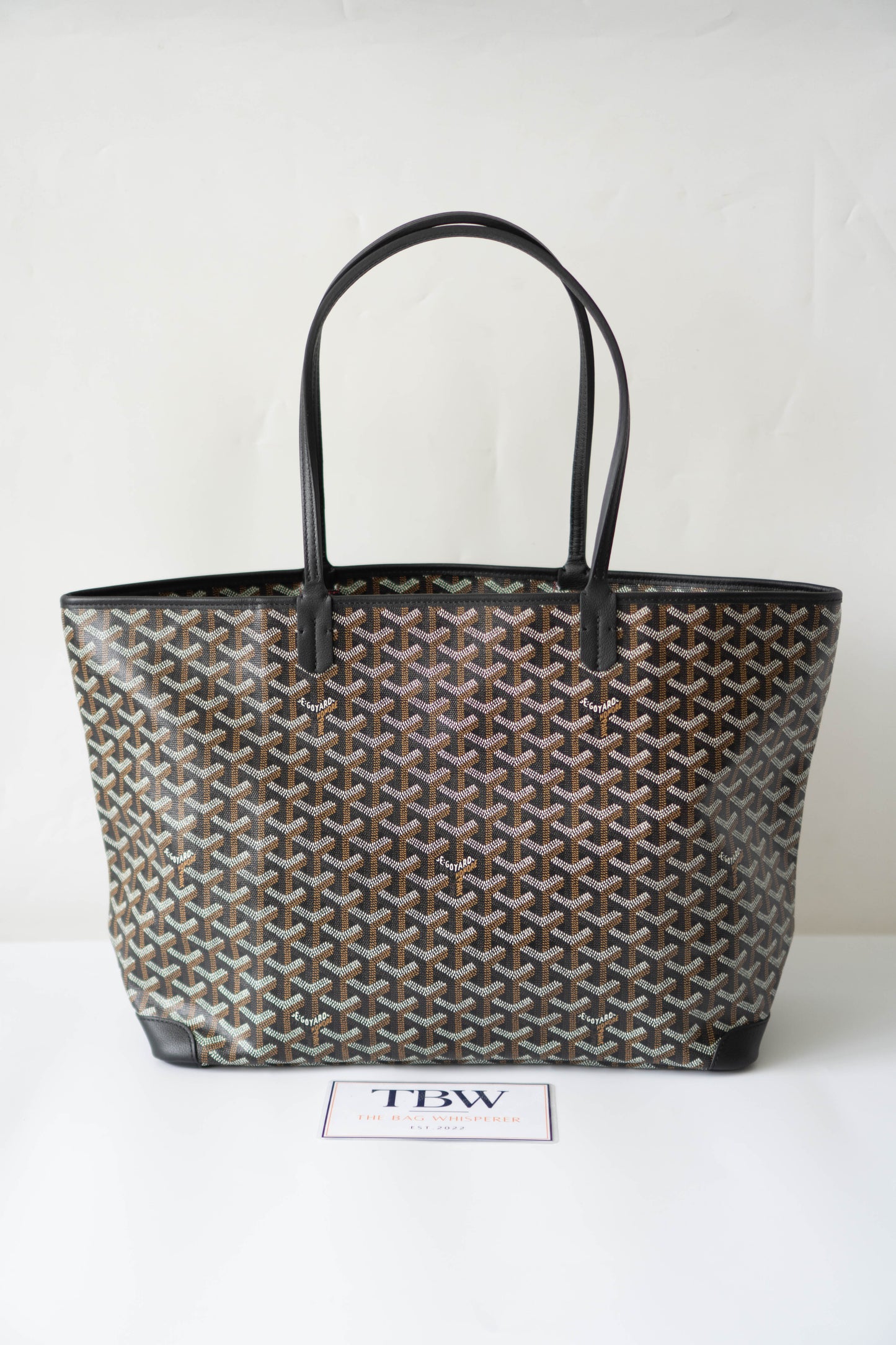 Artois GM Tote – Black with Palladium Hardware